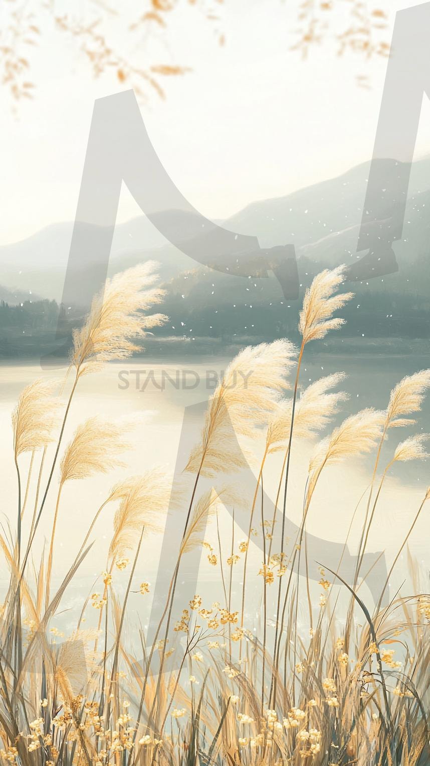 갈대밭 | 갈대, 갈대밭, reed, reed field, 자연, 네이처, 들판, 식물, 목초지, 경관, 바람, ai | 스탠바이 STANDBUY 디지털 콘텐츠