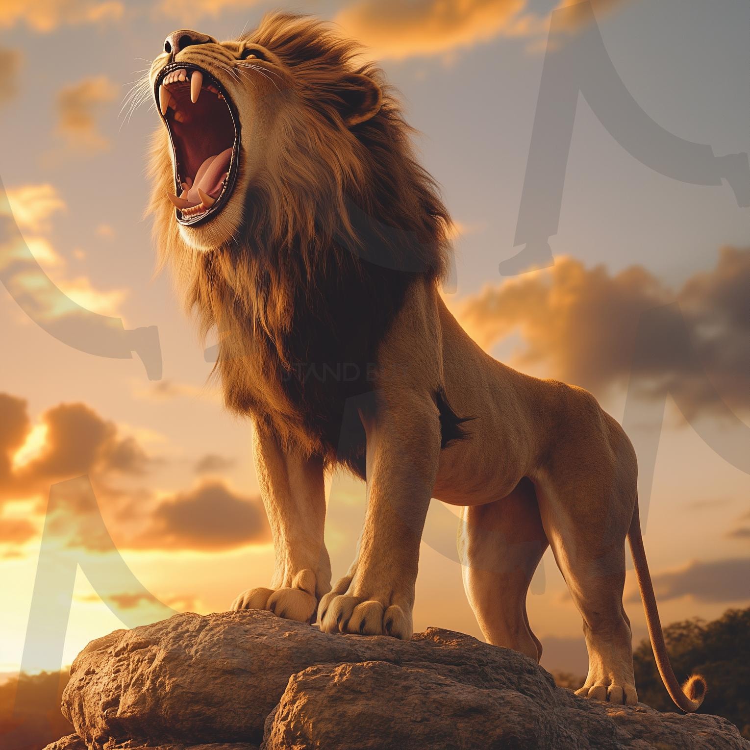 사자 | 사자, 야생, 라이언, 라이온, lion, 아프리카, 초원, 맹수, 동물의왕, 야수, 동물원, 사파리, 세렝게티, 포효, animal, 야생 동물, 난폭한, 육식 동물, 갈기, ai | 스탠바이 STANDBUY 디지털 콘텐츠