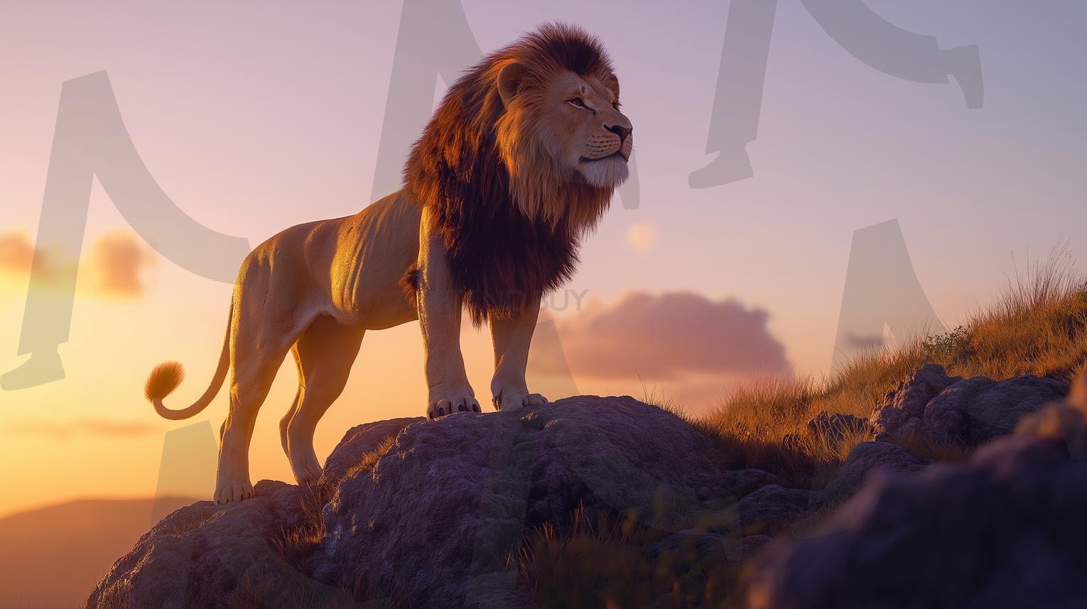 사자 | 사자, 야생, 라이언, 라이온, lion, 아프리카, 초원, 맹수, 동물의왕, 야수, 동물원, 사파리, 세렝게티, 포효, animal, 야생 동물, 난폭한, 육식 동물, 갈기, ai | 스탠바이 STANDBUY 디지털 콘텐츠