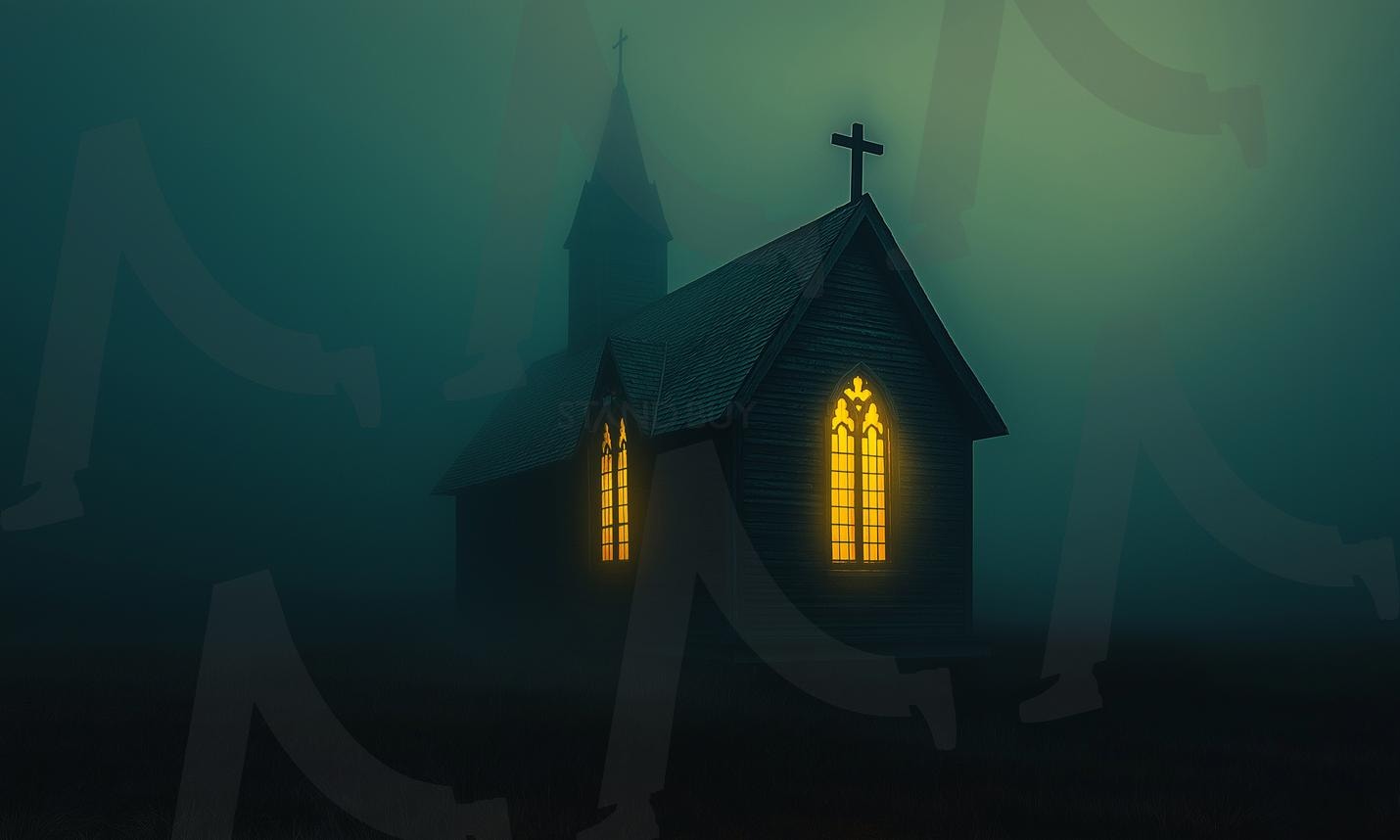 교회 | 교회, 성당, 기독교, church, 믿음, 소망, faith, 하나님, 예수님, 예배당, 예배, 경배, 십자가, 안개, ai | 스탠바이 STANDBUY 디지털 콘텐츠