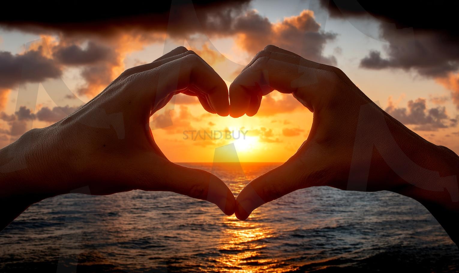 손하트 | 하트, 사랑, 손하트, Love, heart, 발렌타인, 로맨스, 사랑해, I love you, iloveyou, iloveu, ai | 스탠바이 STANDBUY 디지털 콘텐츠