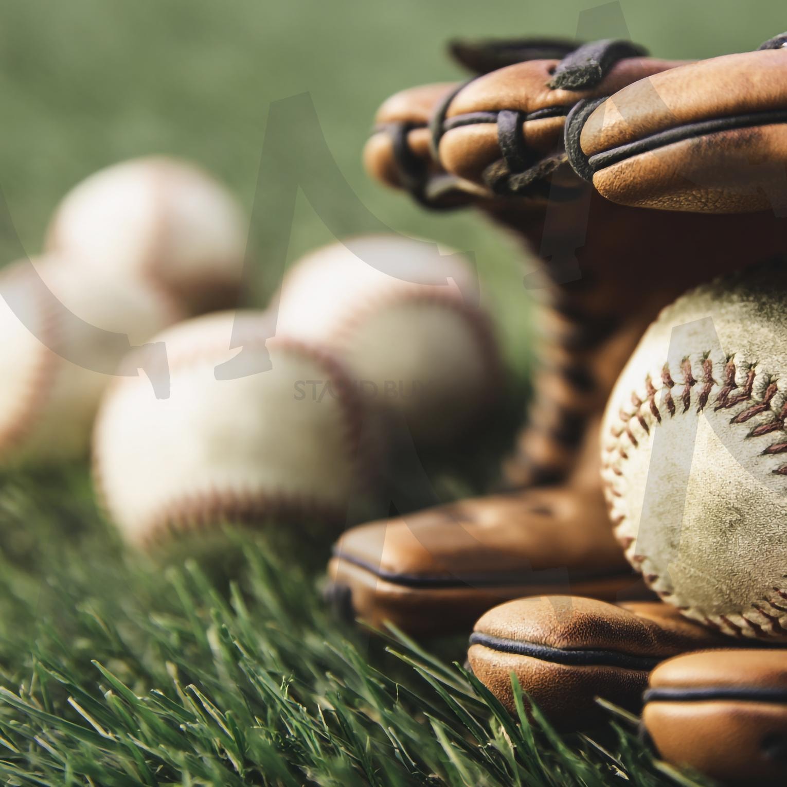 야구공과 글러브 | 야구장, 야구공, 야구방망이, 야구글러브, 투수, 타자, 홈런, 관중석, 덕아웃, 야간경기, 스코어보드, 응원, 야구선수, 야구모자, 파울볼, 외야, 내야, 경기장조명, 시구, 야구팀, ai | 스탠바이 STANDBUY 디지털 콘텐츠