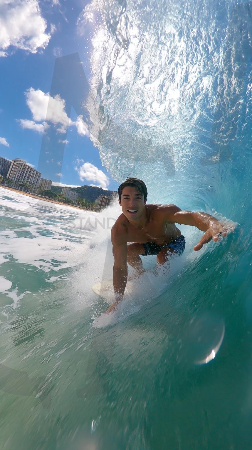 서핑 | 서퍼, 서핑, 파도, 바다, 푸른바다, 서핑보드, 파도타기, 해변, 여름, 물보라, 바다스포츠, 자유, 모험, 해양스포츠, 일몰서핑, 바다여행, 서핑복, 균형잡기, 파도위서퍼, 해변풍경, ai | 스탠바이 STANDBUY 디지털 콘텐츠