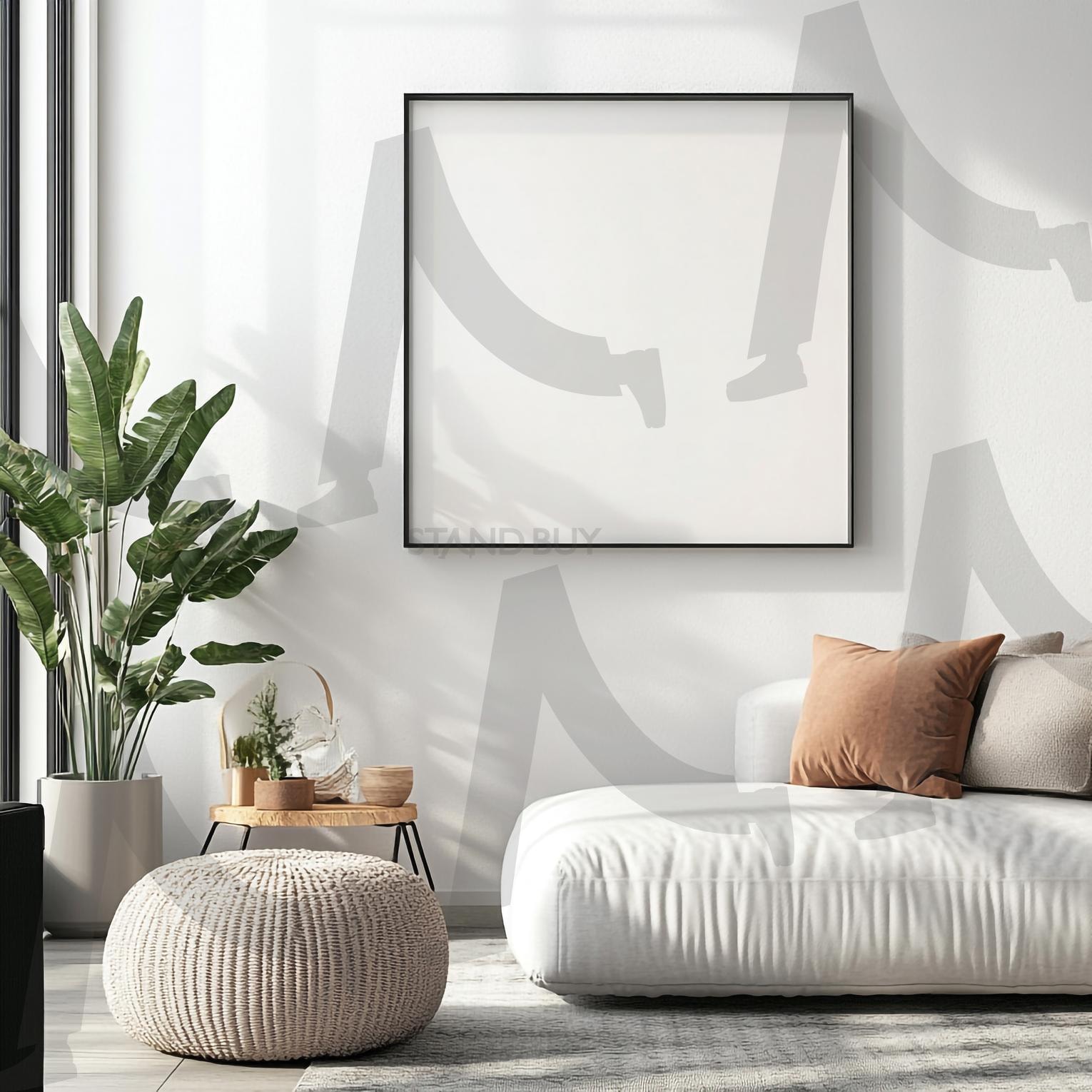 거실 | 인테리어, 거실, 가구, 리빙룸, 목업, 포스터, mockup, 데커레이션, 데코레이션, decoration, 소파, sofa, interior, design, 디자인, 아파트, 목업프레임, 프레임, ai | 스탠바이 STANDBUY 디지털 콘텐츠