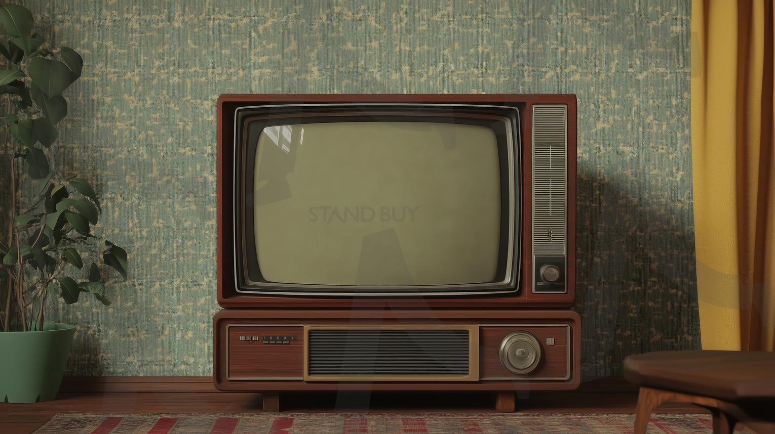 TV | 레트로, 디스플레이, 방송, 모니터, 아날로그, tv, 텔레비젼, 텔레비전, tv mockup, 텔레비젼 목업, 스크린, screen, 테레비, 거실, 리빙룸, ai | 스탠바이 STANDBUY 디지털 콘텐츠