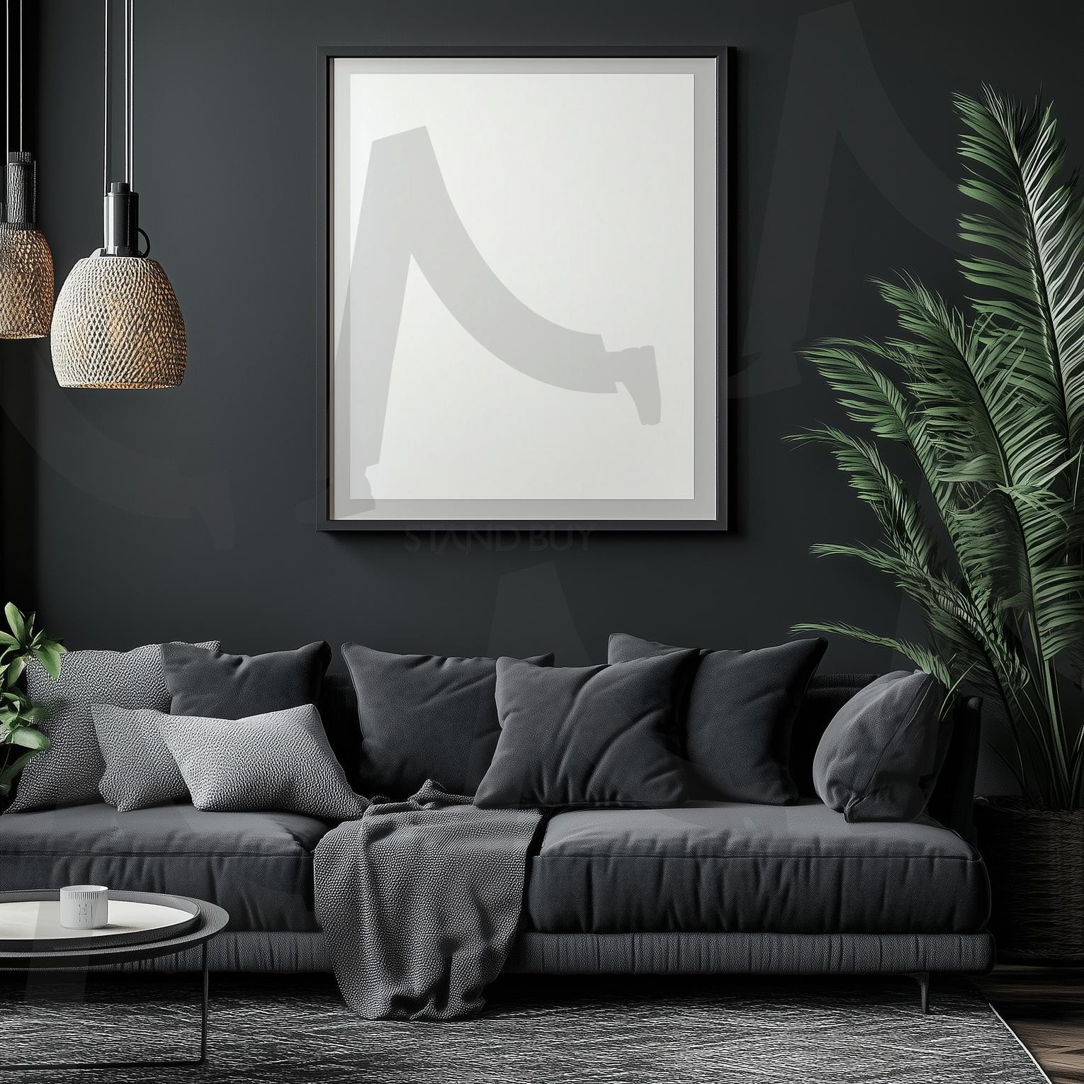 거실 | 인테리어, 거실, 가구, 리빙룸, 목업, 포스터, mockup, 데커레이션, 데코레이션, decoration, 소파, sofa, interior, design, 디자인, 아파트, 목업프레임, 프레임, ai | 스탠바이 STANDBUY 디지털 콘텐츠