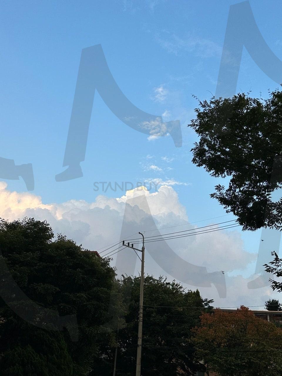 구름이 솜사탕 같던 어느 날 | 구름, 하얀색, 뭉개구름, 푸른, 하늘 | 스탠바이 STANDBUY 디지털 콘텐츠