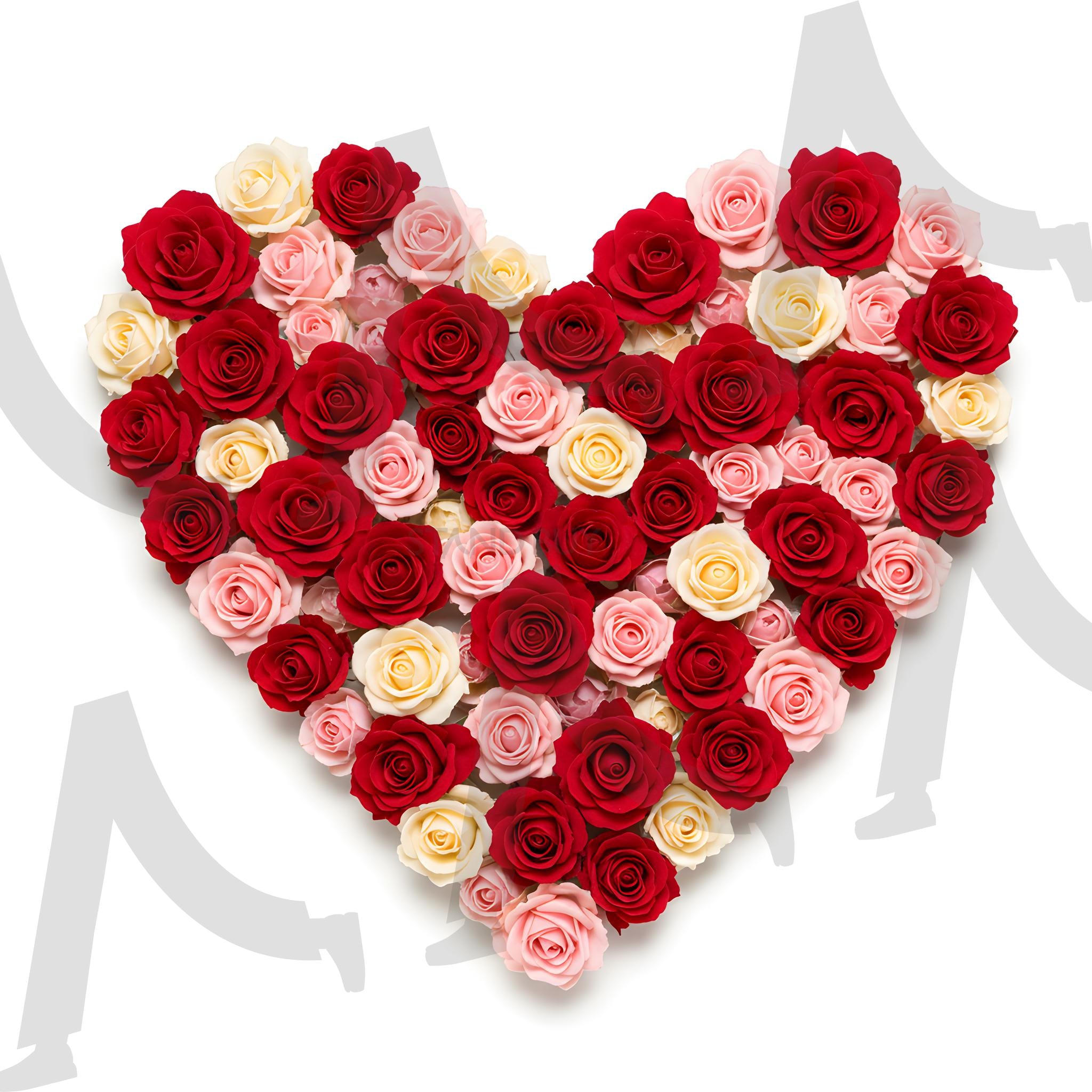 꽃(하트) | 하트, 장미, 빨간색, 분홍색, 꽃, 꽃다발, 로맨틱, 사랑, 모양, 꽃잎, 개화, 발렌타인, 꽃무늬, 배열, 흰 배경, 위에서 본 시점, 열정, 축하, 선물, 우아함, 자연, 아름다움, 섬세함, 감정, 생기, 대칭, 예술, 창의성, 다채로움, 신선함, 만개, 미적 감각, 장미 꽃잎, 질감, 밝음, 생생함, 사실감, 매력, 우아함, 식물, 결혼식, 기념일, 하트 모양, 꽃 디자인, 꽃 하트, 낭만적인 제스처, 사랑의 상징, ai | 스탠바이 STANDBUY 디지털 콘텐츠