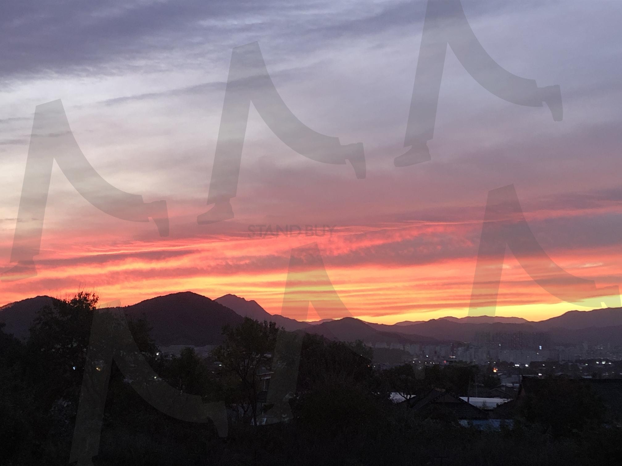 Sunset | sunset, sky, korea, nature, Scenery | 스탠바이 STANDBUY 디지털 콘텐츠