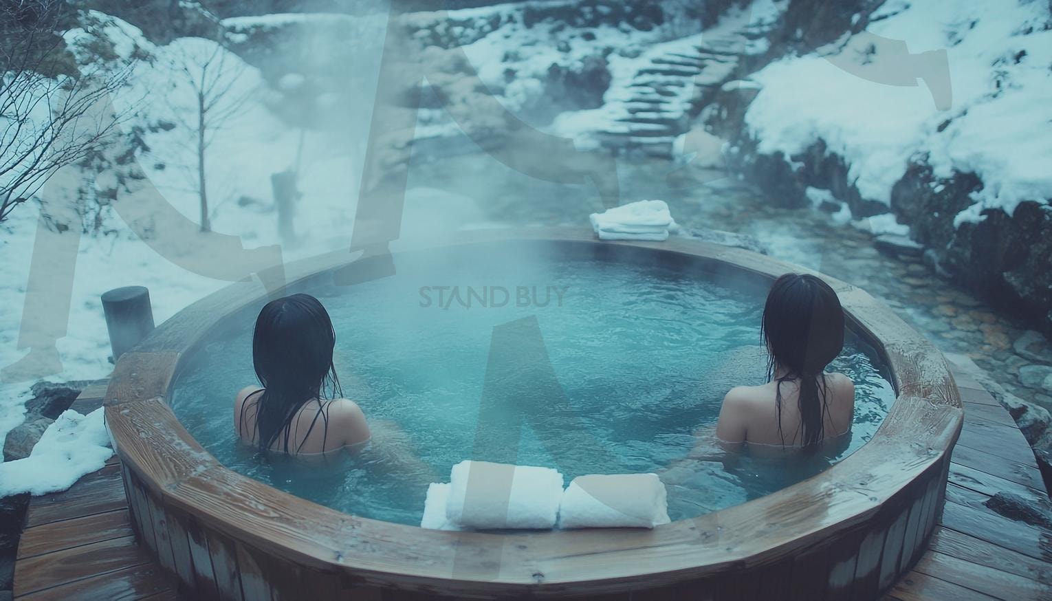 스파 | 온천, 스파, 온천탕, 노천탕, 일본온천, 온천욕, 온천수, 온천여행, 온천리조트, 온천호텔, 온천증기, 온천수풀, 힐링스파, 스파마사지, 스파시설, 온천욕장, 자연온천, 실내스파, 야외온천, 온천경관, 온천휴식, 온천체험, 목욕, ai | 스탠바이 STANDBUY 디지털 콘텐츠