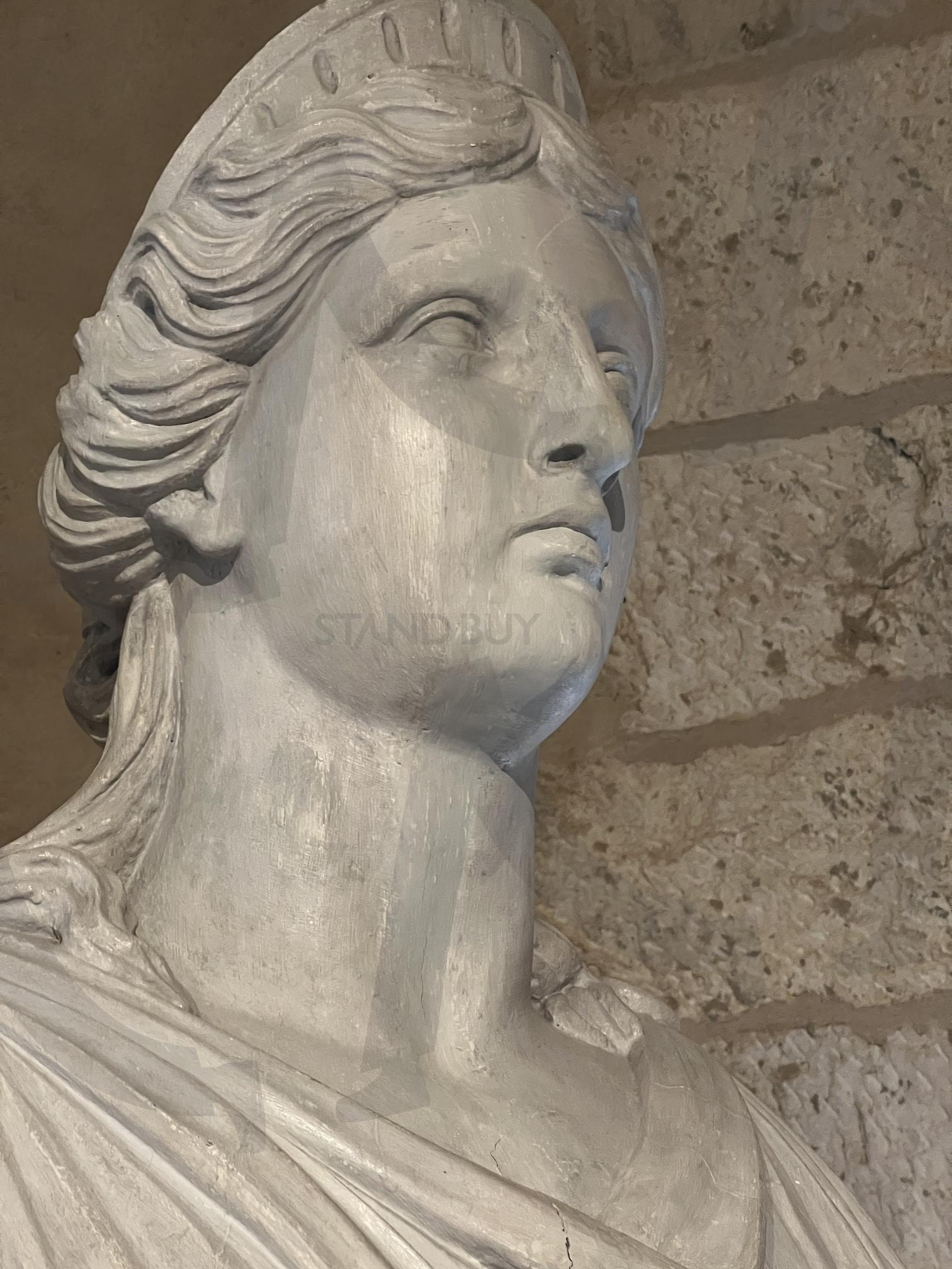 침묵 속의 위엄, 고대의 여신 | 조각상, 여신조각상, 고대의미, 석상의위엄, 프랑스 | 스탠바이 STANDBUY 디지털 콘텐츠