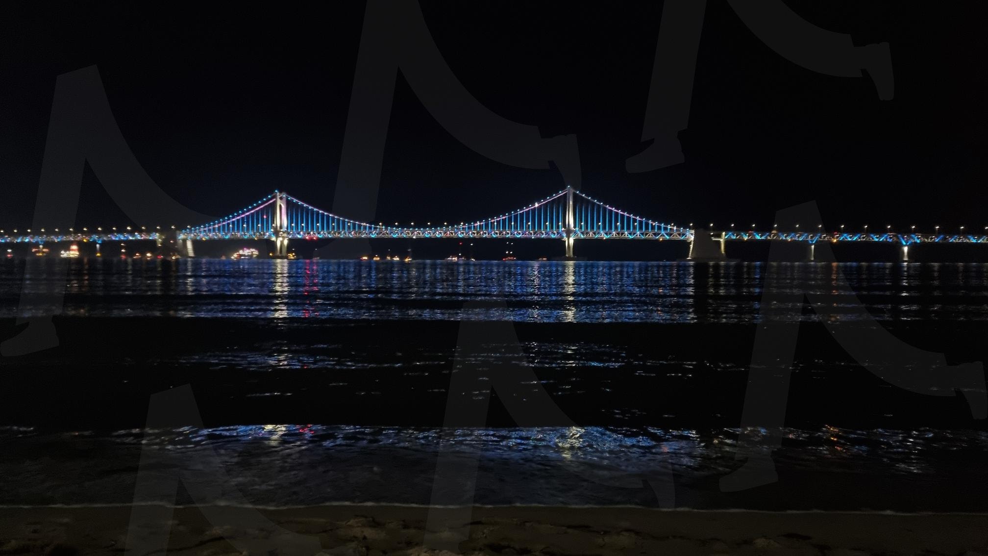 BUSAN BRIDGE | 광안리, 바다, 부산, night sea, Bridge | 스탠바이 STANDBUY 디지털 콘텐츠