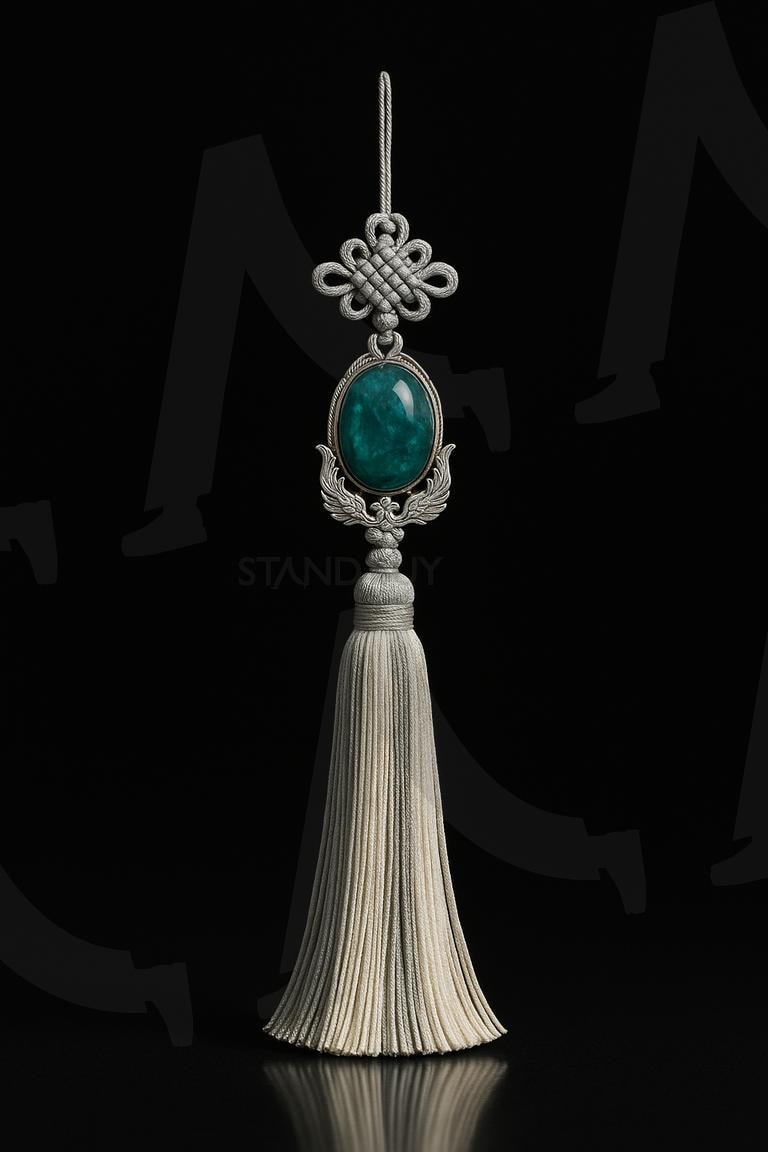노리개 Apatite norigae | ai, korean traditional ornament, platinum accessoy, Norigae image, blue green gemstone accessory | 스탠바이 STANDBUY 디지털 콘텐츠