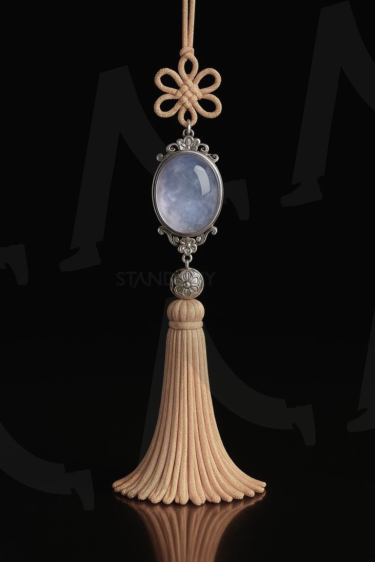 Norigae 노리개 | Gemstone Norigae, korea, Korean traditional accessory, gemstone, stone, accessory art, joseon, korea traditional accessory, ai | 스탠바이 STANDBUY 디지털 콘텐츠