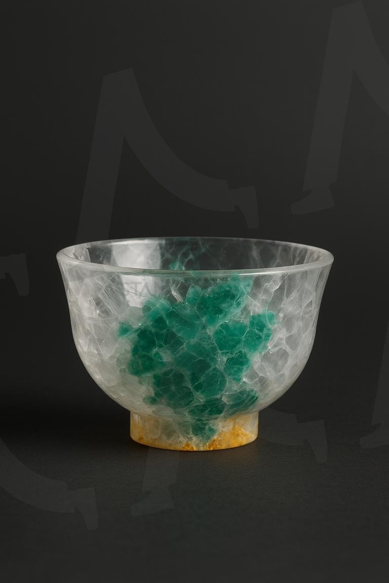 Quartz cup 석영 다도잔 | ai, quartz tea cup, mineral cup, crystal clear, tree cup, gemstone | 스탠바이 STANDBUY 디지털 콘텐츠