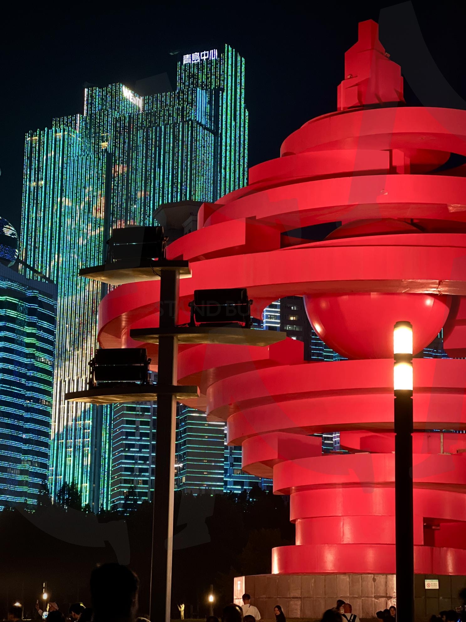 5.4광장 | 칭다오🇨🇳 | 야경, 칭다오, 5.4광장, china, hey, night | 스탠바이 STANDBUY 디지털 콘텐츠