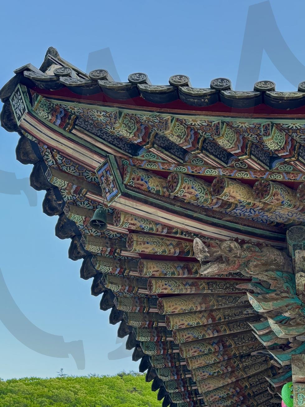 I love Korean temples | 한국, 포항, 오어사, 항사리, 절, 처마, 하늘, 지붕, temple, korea, pohang | 스탠바이 STANDBUY 디지털 콘텐츠
