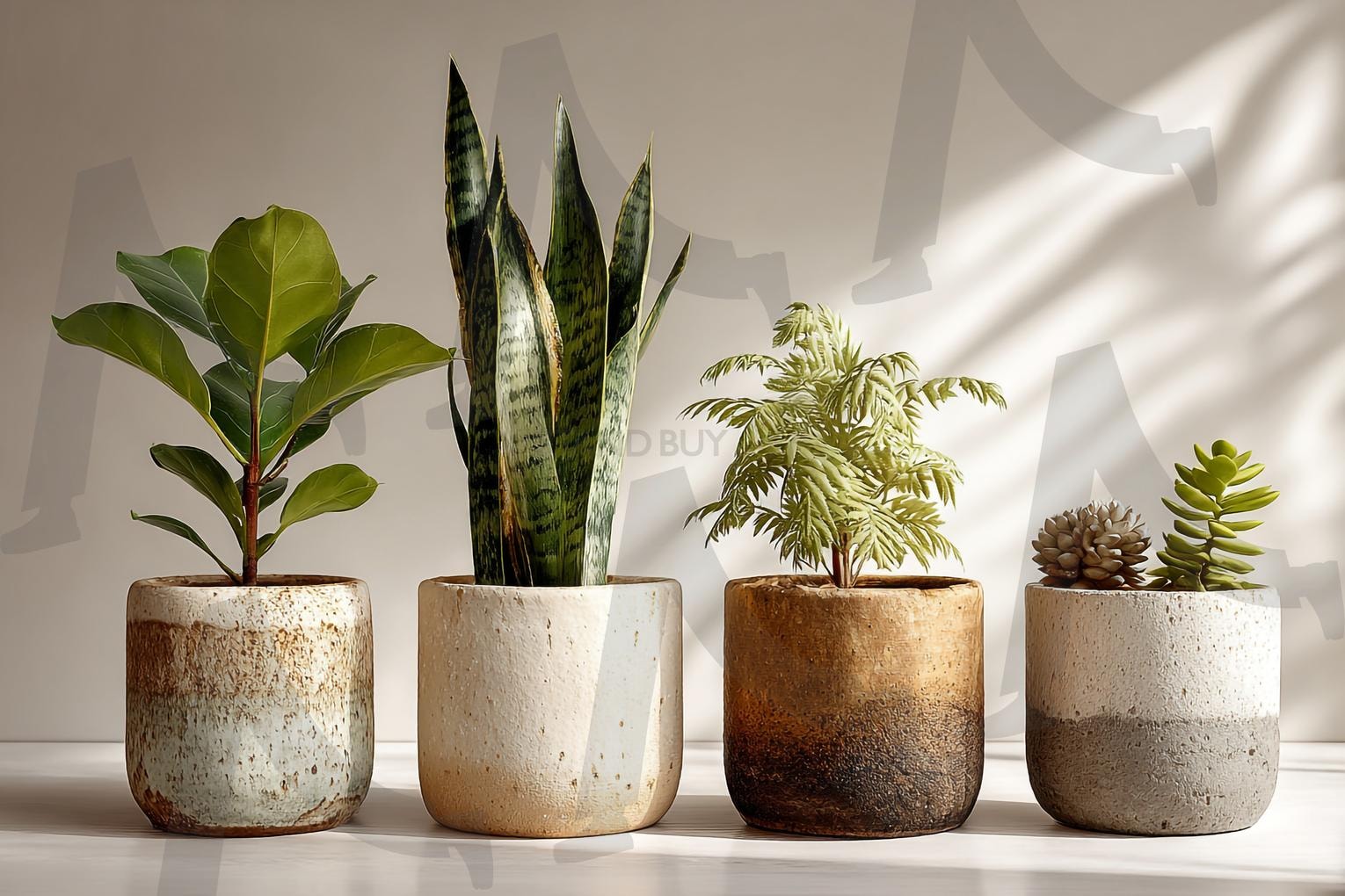 화분 | 화분, 식물, 실내식물, 인테리어, 그린, 자연, 공기정화, 다육식물, 선인장, 잎사귀, 테이블, 미니멀, 햇빛, 조화, 집꾸미기, 친환경, 생기, 휴식, 모던, 심플, 장식, 평온, ai | 스탠바이 STANDBUY 디지털 콘텐츠