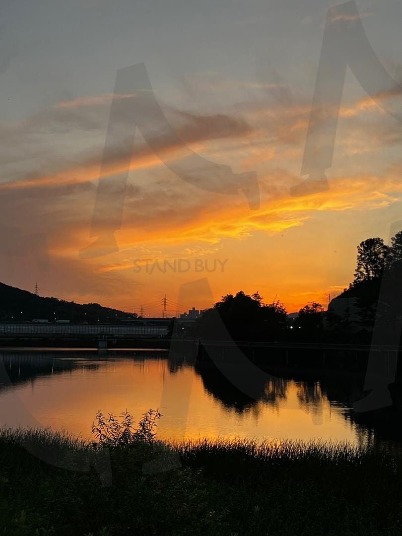 경기도 의왕시 왕송호수 | 왕송호수, 노을, 의왕, 해질녘, 자연 | 스탠바이 STANDBUY 디지털 콘텐츠