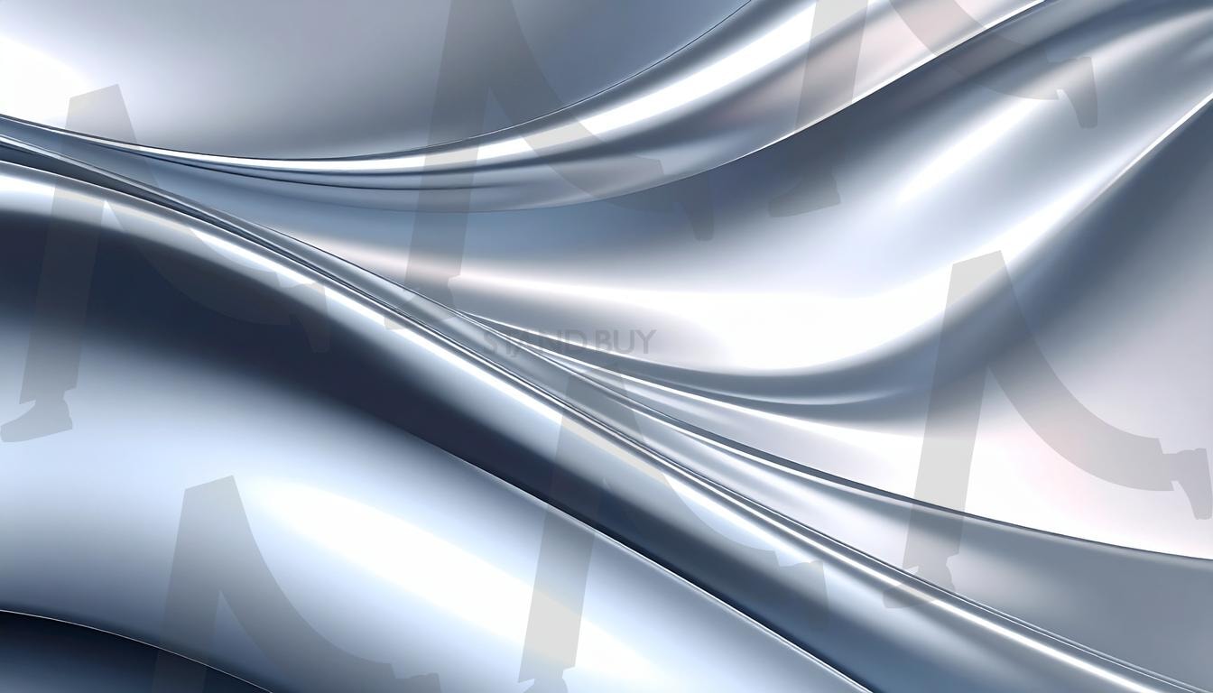움직이는 금속의 흐름 배 | ai, Metallic Gradient, Fluid Abstract Texture, Futuristic Silver Flow, minimalist design, Soft Wave Aesthetic | 스탠바이 STANDBUY 디지털 콘텐츠