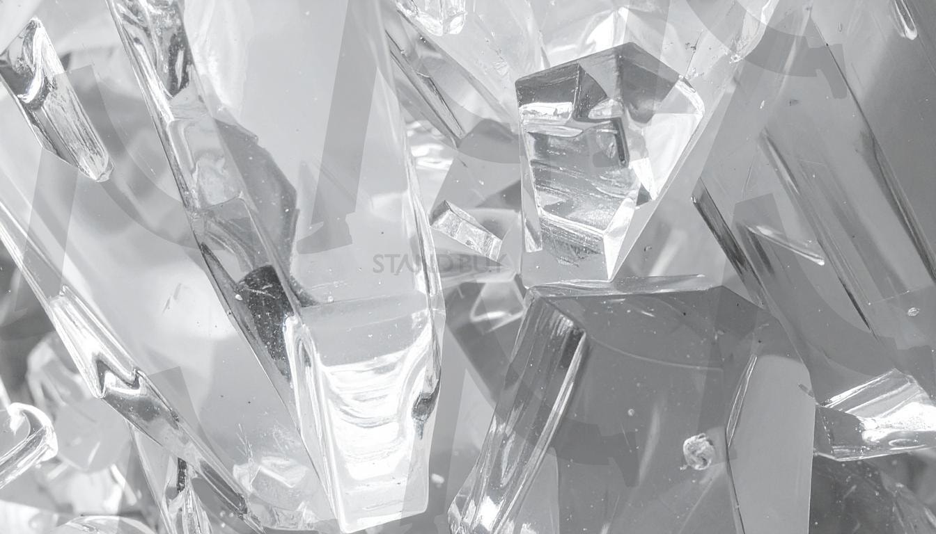투명 아크릴 고체화 질감 클로즈업 | Acrylic texture, Crystal close-up, Translucent solid, Futuristic material, Minimalist design element, ai | 스탠바이 STANDBUY 디지털 콘텐츠