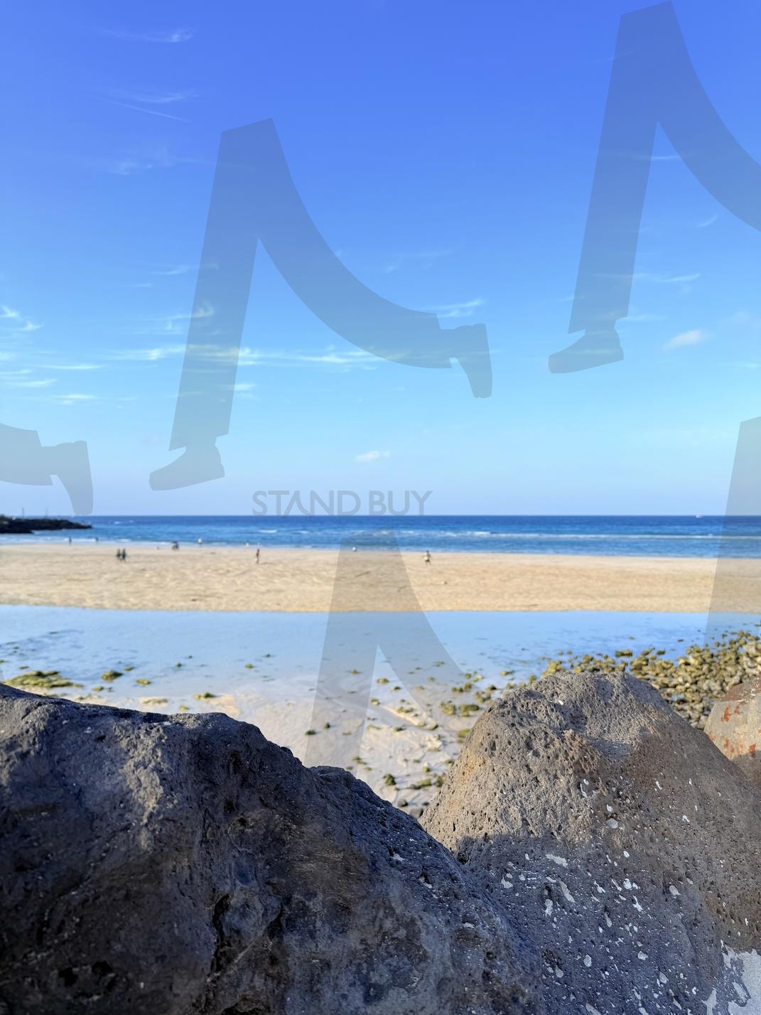 함덕 해수욕장(Hamdeok Beach in Jeju) | 제주, 함덕해수욕장, 푸른색, 하늘, 바다 | 스탠바이 STANDBUY 디지털 콘텐츠