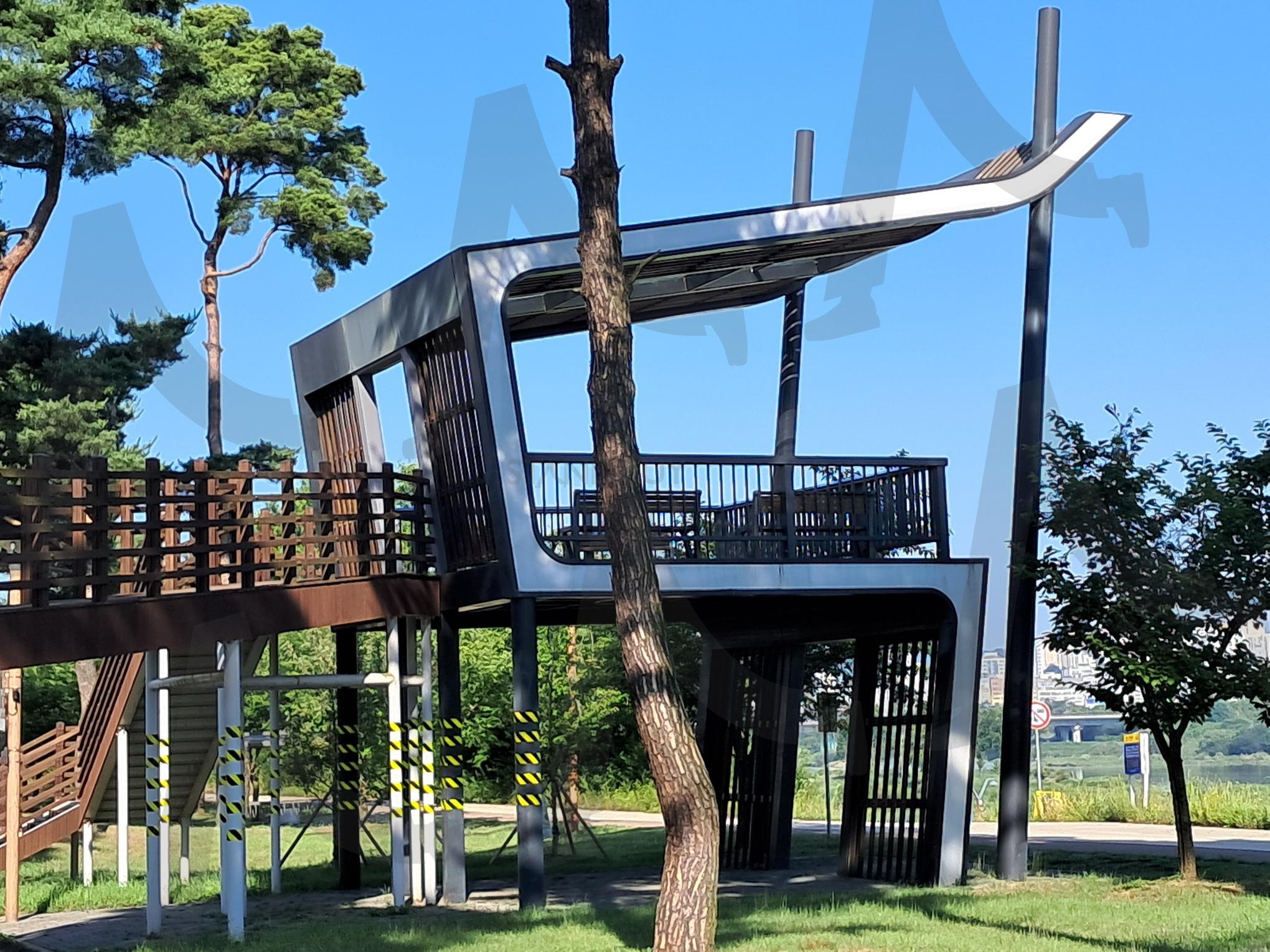 금강 둑변 길 전망대 | 세종시, 금강, 금강과 정부청사 보이는 곳, 금강이 훤히 보인다., 아름다운 세종시 | 스탠바이 STANDBUY 디지털 콘텐츠