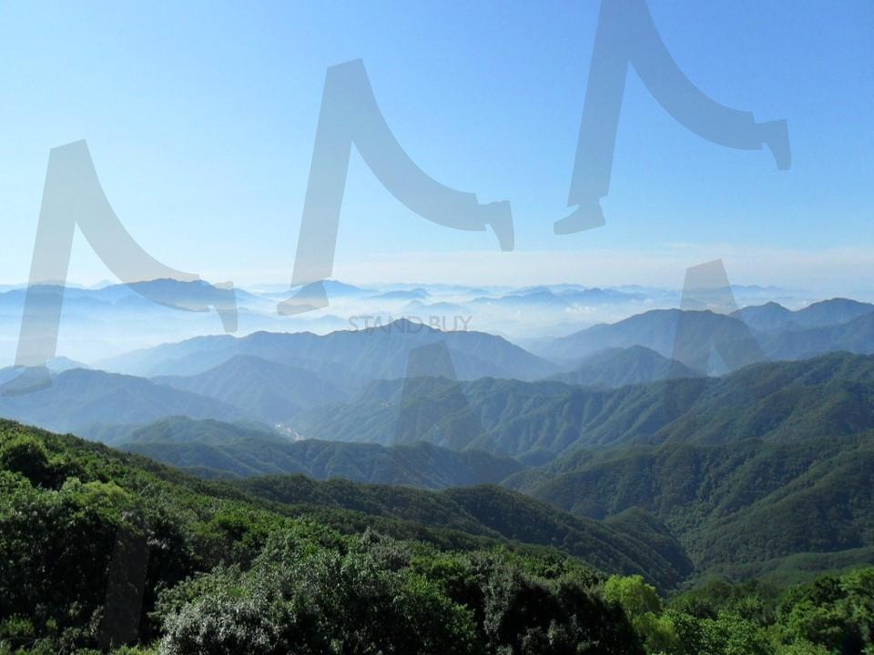 대성산 정상 | 강원도 철원, 대성산, 대성산 오르다, 정상에서 남쪽으로 본 산들, 강원도의 아름다움 | 스탠바이 STANDBUY 디지털 콘텐츠