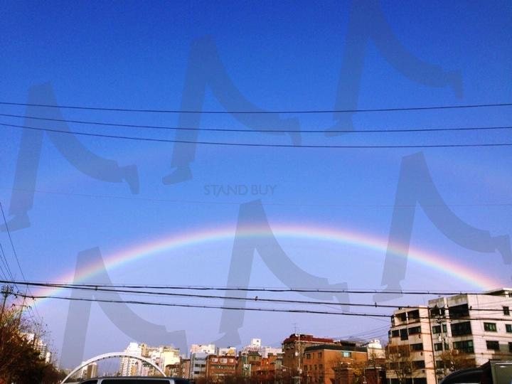 쌍무지개 | 무지개, 건물위에 무지개, 쌍무지개, 무지개 두개, 건물위 무지개 | 스탠바이 STANDBUY 디지털 콘텐츠