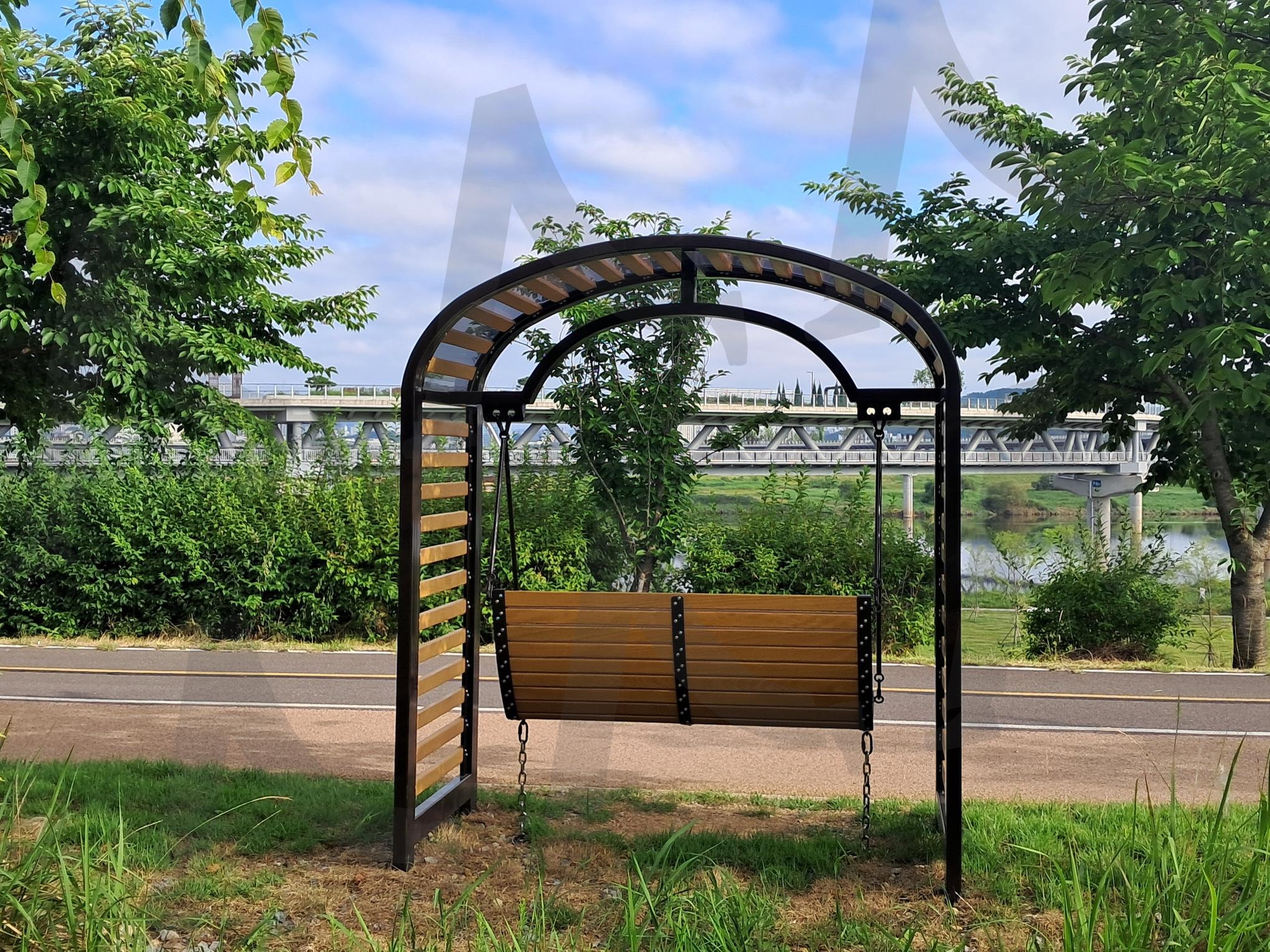 휴식 의자 | 세종시, 금강 산책로, 이응교 옆, 휴식의자, 금강을 바라보며 | 스탠바이 STANDBUY 디지털 콘텐츠