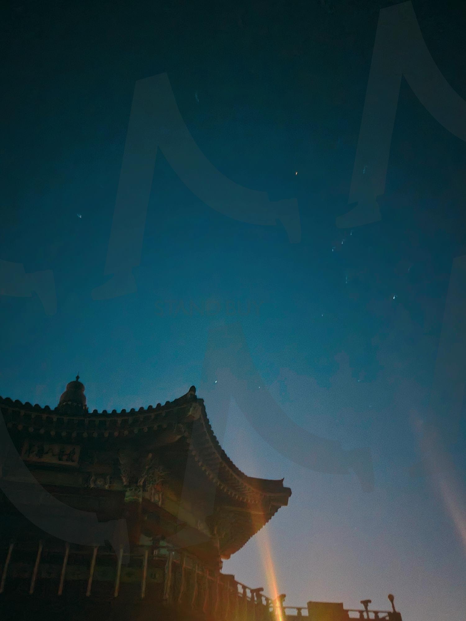 전통 건물 해질녘 분위기 | 한국, 전통, 밤하늘, 분위기, 건물, 감성 | 스탠바이 STANDBUY 디지털 콘텐츠