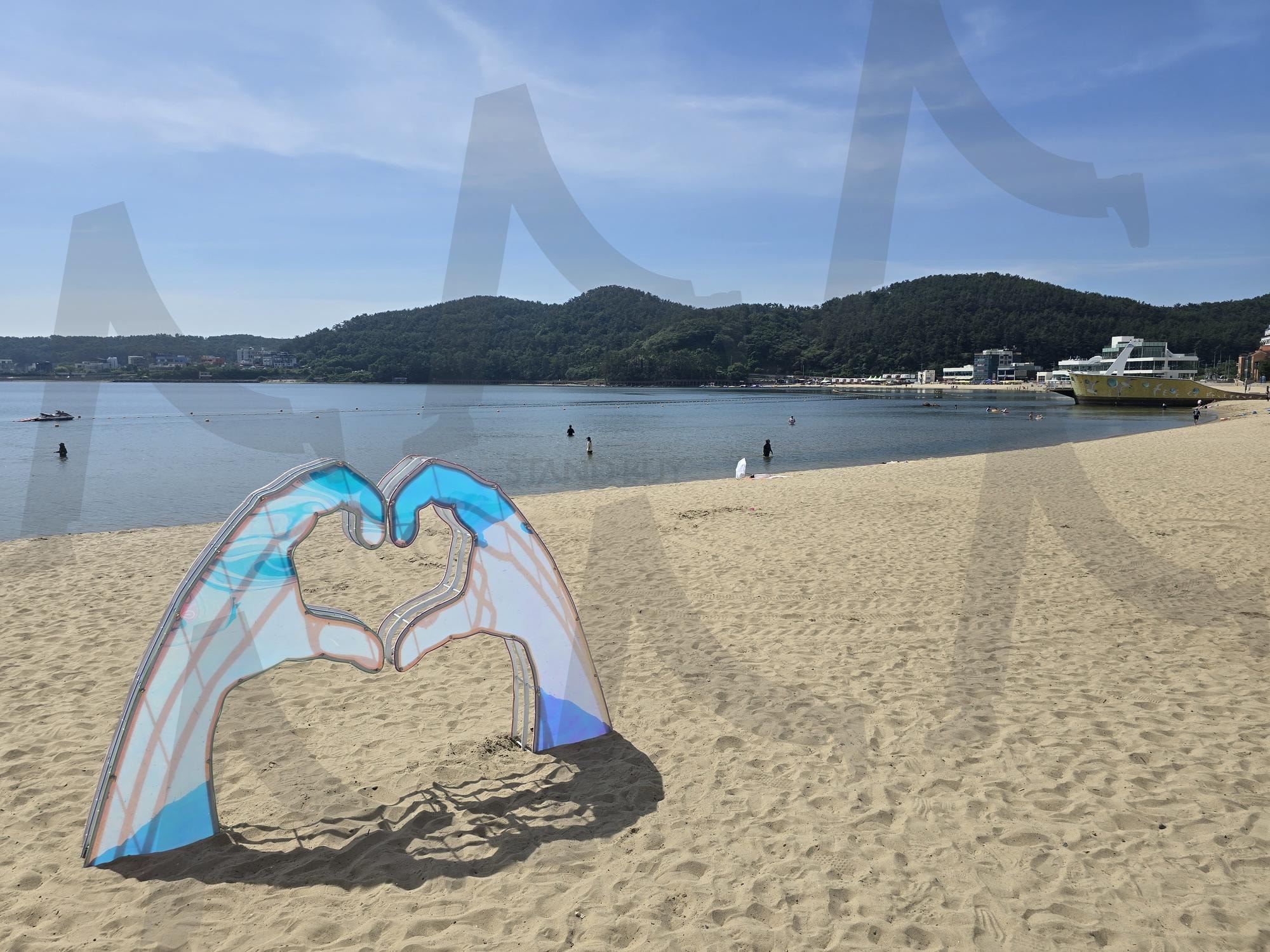 일광해수욕장 | 여행, 휴가, 바다, 백사장, 연인, 파라솔, 가족, 친구 | 스탠바이 STANDBUY 디지털 콘텐츠