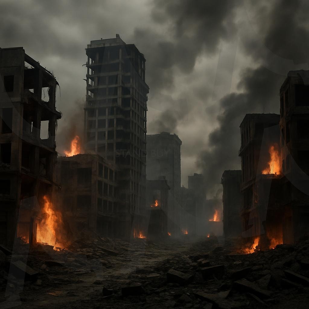 새로운 시작(A new start) | 아포칼립스, 시작, 멸망, 무너진, apocalypse, destruction, collapse, start, ai | 스탠바이 STANDBUY 디지털 콘텐츠