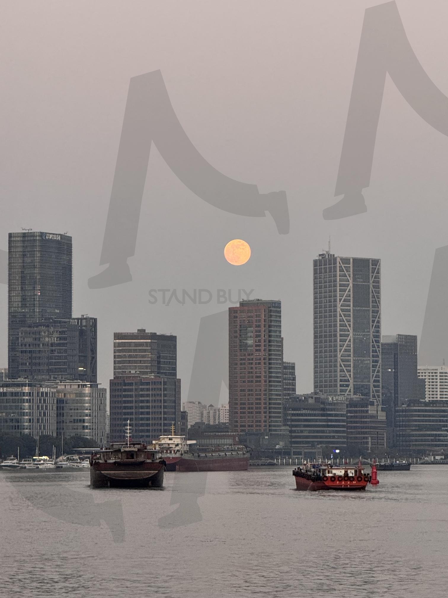 상하이 그리고 보름달 | 상하이, 여행, 추억, 보름달, 기억, shanghai, fullmoon, travel, trip, December, winter, 12월, 겨울, 풍경, 야경 | 스탠바이 STANDBUY 디지털 콘텐츠