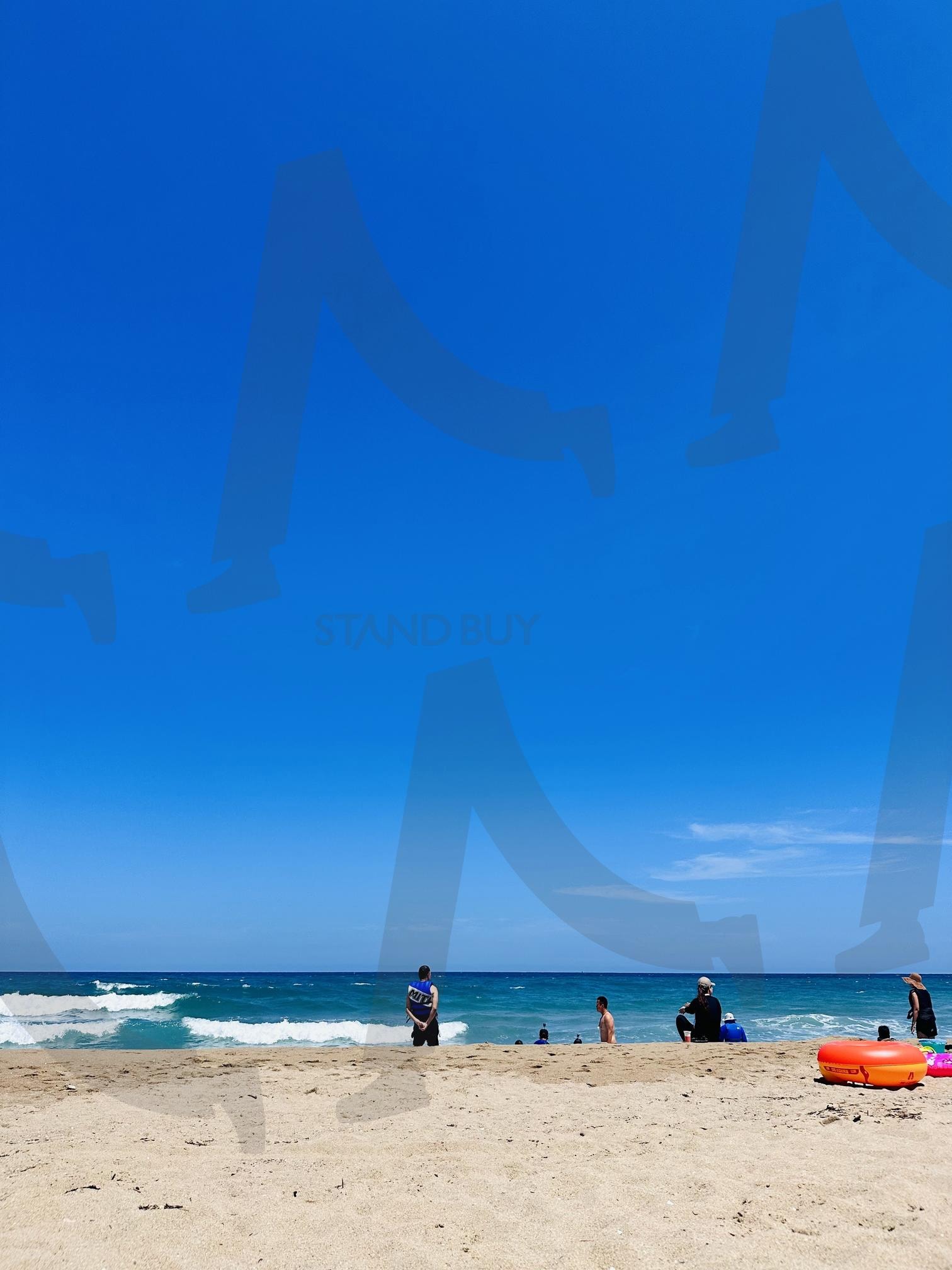 어느 한가로운 바다의 오후 | 바다, 파도, 양양, 강릉, 속초, 오후의 바다, 파란색 | 스탠바이 STANDBUY 디지털 콘텐츠