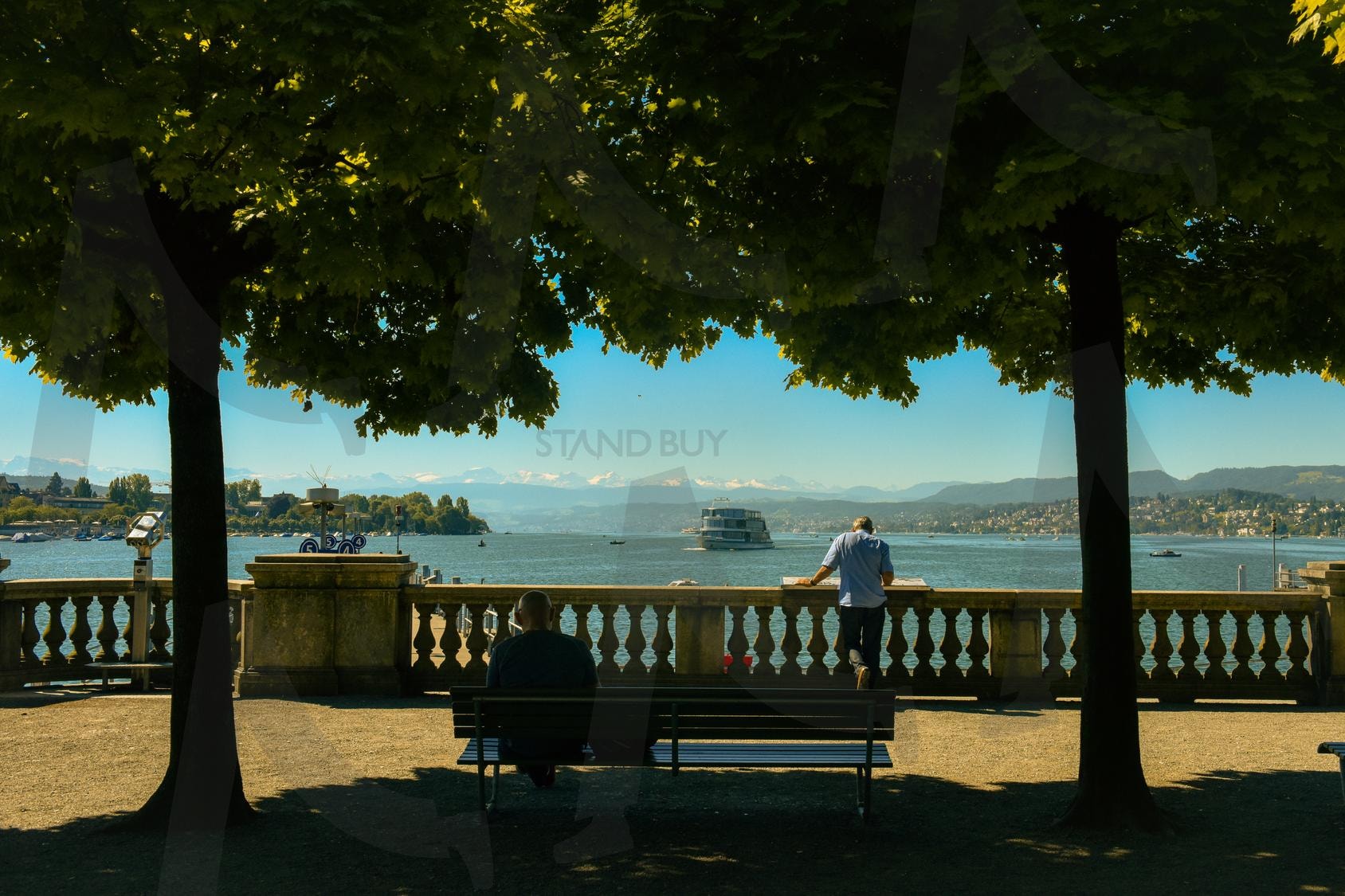 유럽 취리히 강변 노을 호수 감성 풍경 | 취리히, 강변, 요시고, 사진작가, 호수, 감성, 유럽, 여행, 배, 강, 자연, 산, 나무, 산책, 인물 | 스탠바이 STANDBUY 디지털 콘텐츠