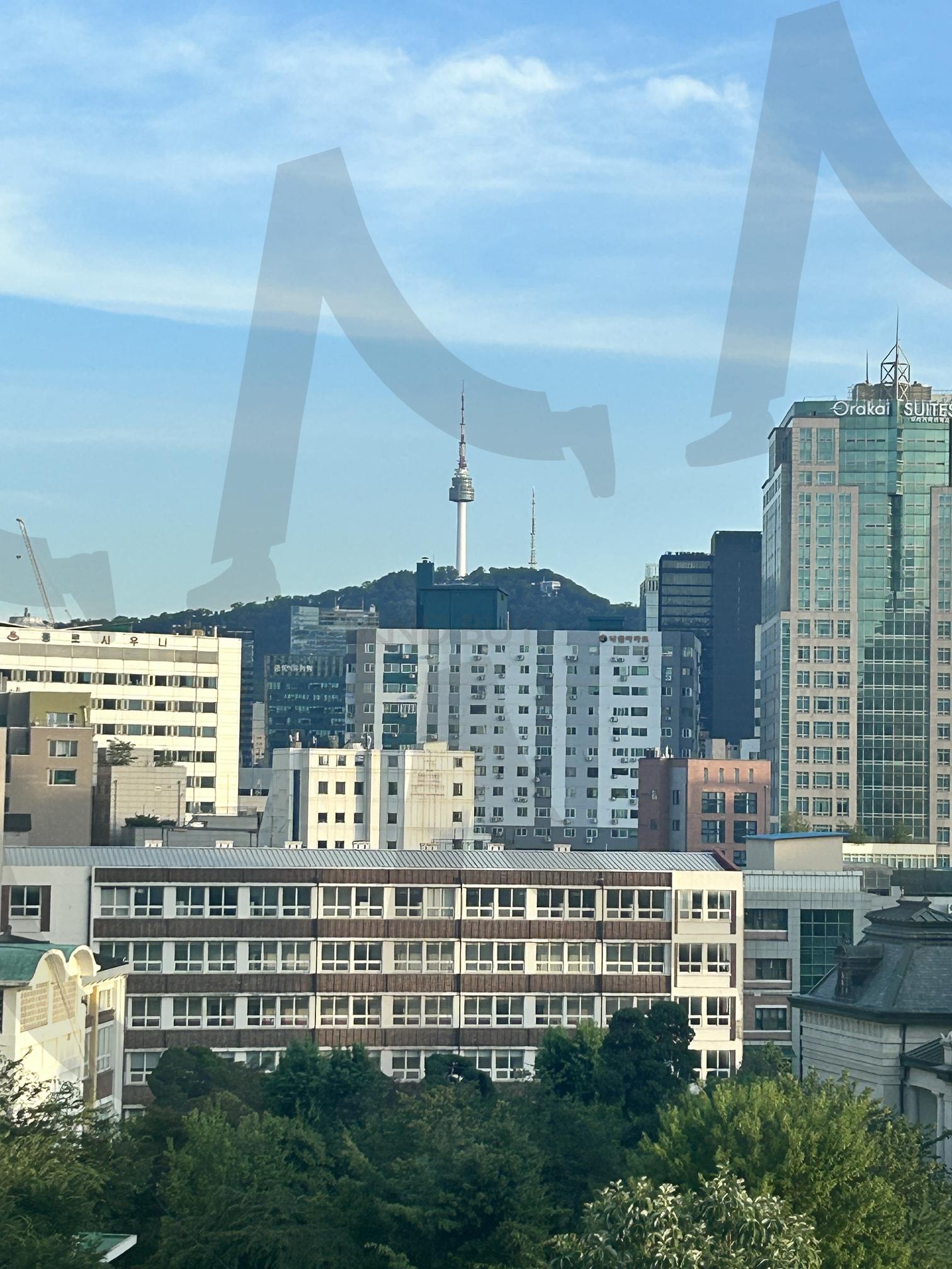 서울 중심 남산 | 남산, 푸른 하늘, 풍경, 도심, 쉬는 시간, 휴식, 힐링, 배경 | 스탠바이 STANDBUY 디지털 콘텐츠