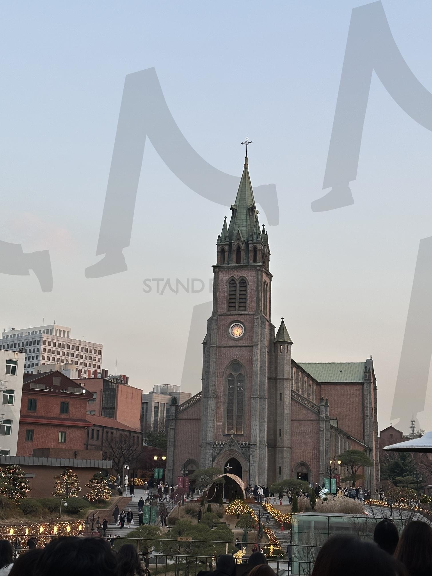 명동 ! | 명동, 해지기 전, 평화로운, 거리에서, 바라본 | 스탠바이 STANDBUY 디지털 콘텐츠