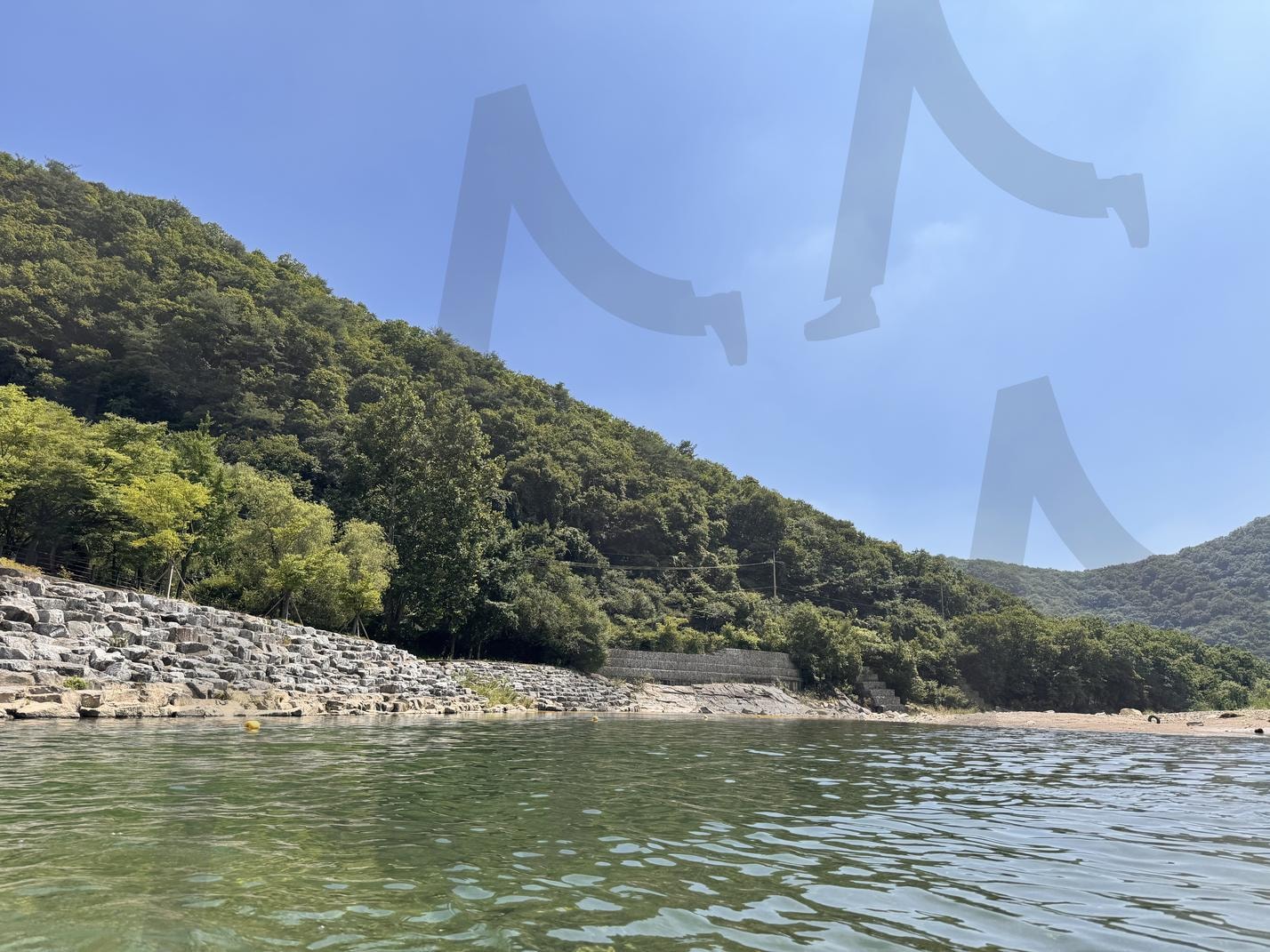 여름 계곡 풍경 | 한국, 동막계곡, 계곡, 여름, 물놀이 | 스탠바이 STANDBUY 디지털 콘텐츠