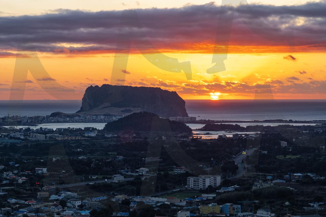 성산일출봉 | 제주도, 성산, 일출, 파래, 여명 | 스탠바이 STANDBUY 디지털 콘텐츠