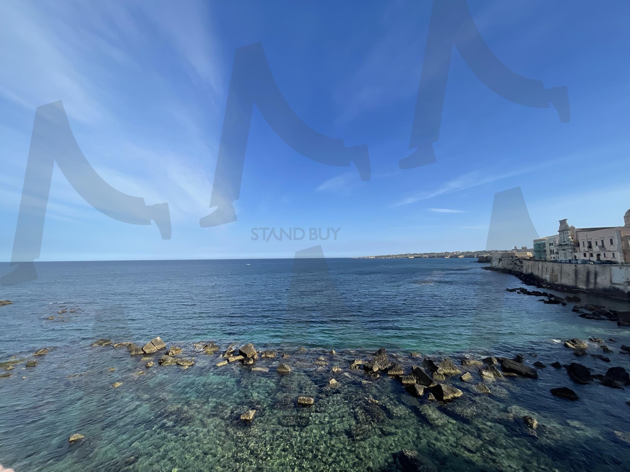 시칠리아 바다 | 이탈리아, 시칠리아, 시라쿠사, 바다, 풍경 | 스탠바이 STANDBUY 디지털 콘텐츠