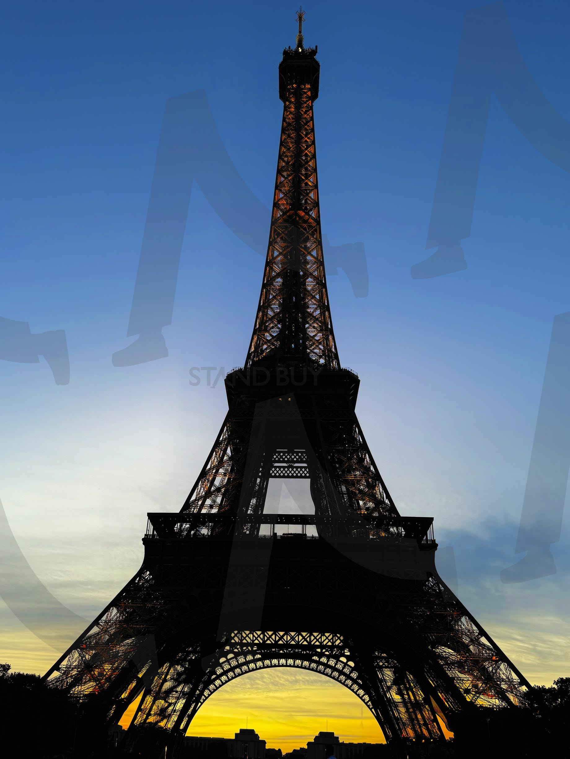 파리, 노을지는 에펠탑 | 유럽, 여행, 포스터, 파리, paris, 휴가, 휴식 | 스탠바이 STANDBUY 디지털 콘텐츠