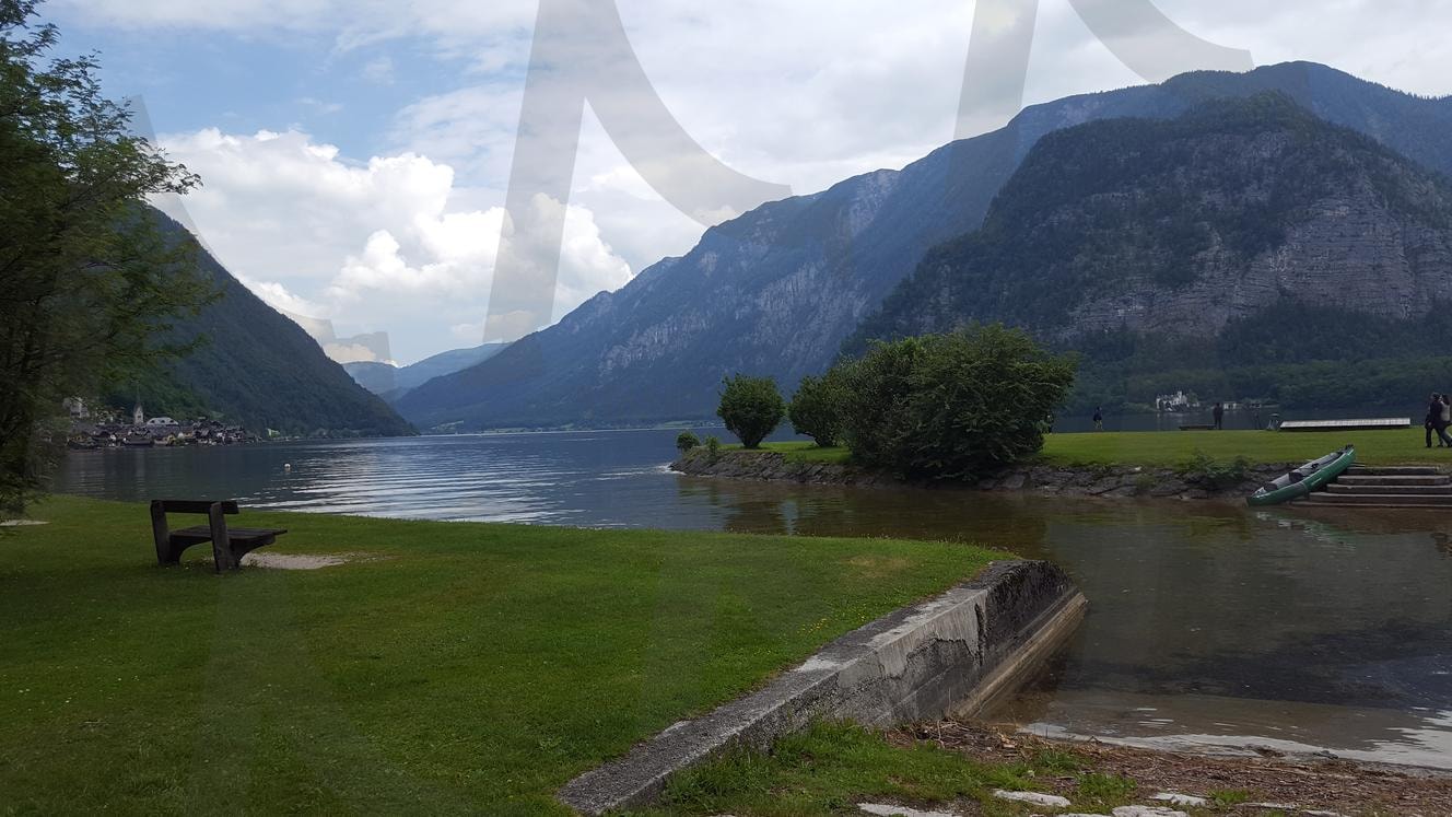 여행 | 오스트리아, 할슈타트, 여행, 호수, 산책, 충경, 하늘, 산, 구름 | 스탠바이 STANDBUY 디지털 콘텐츠