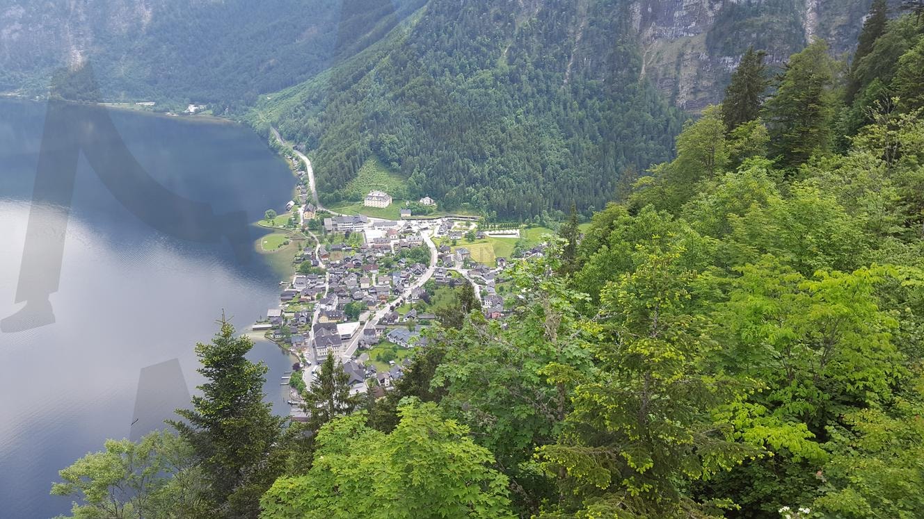 여행 | 여행, 오스트리아, 할슈타트, 풍경, 전망, 하늘, 산, 호수, 숲, 나무 | 스탠바이 STANDBUY 디지털 콘텐츠