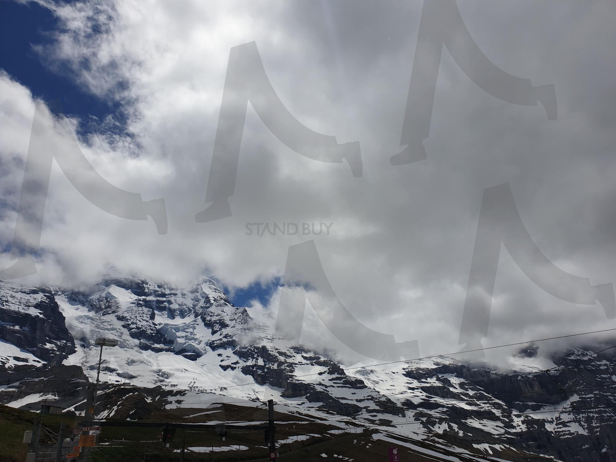 여행 | 여행, 스위스, 융프라우가는길, 풍경, 설산, 하늘, 구름, 눈 | 스탠바이 STANDBUY 디지털 콘텐츠