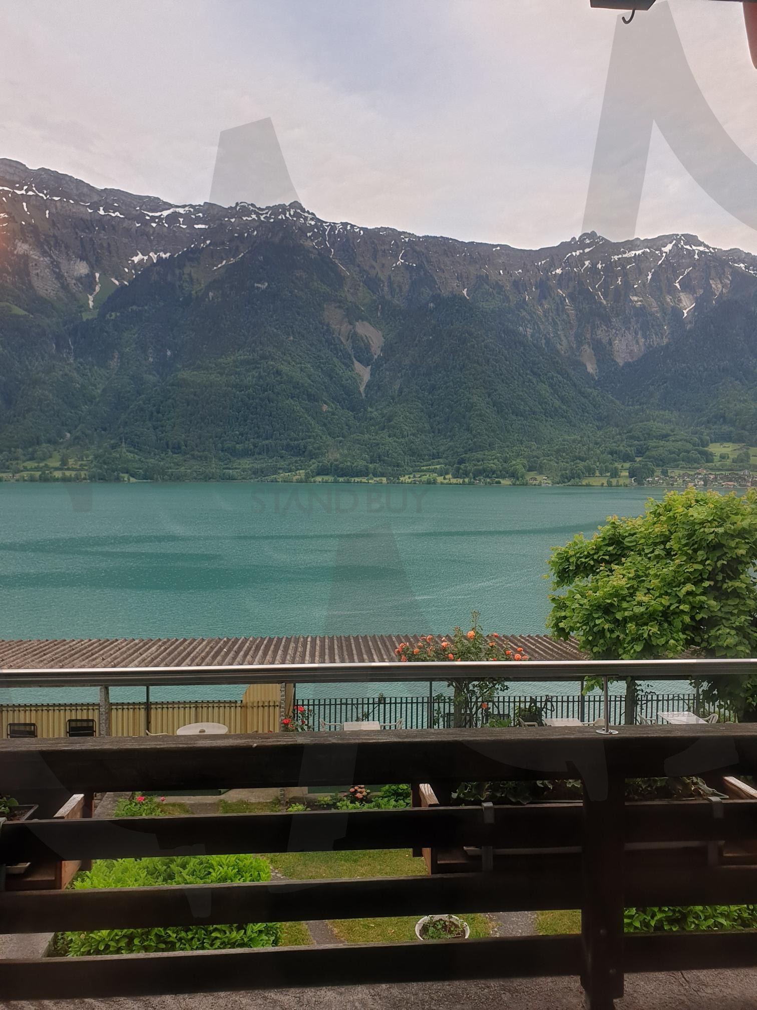 여행 | 스위스, 호수, 인터라켄, 호텔밖, 풍경, 힐링, 산, 하늘, 구름 | 스탠바이 STANDBUY 디지털 콘텐츠