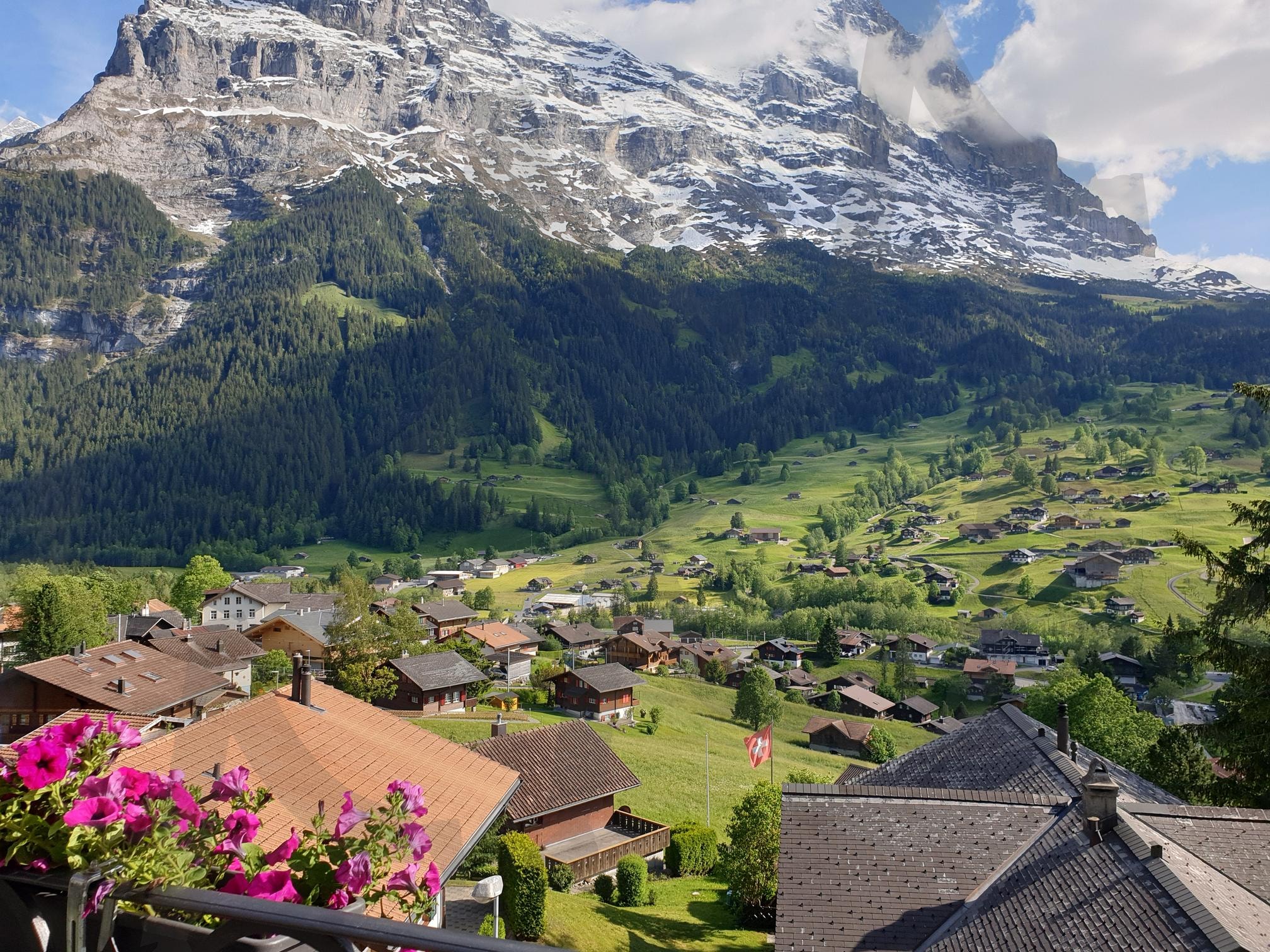 여행 | 여행, 스위스, 인터라켄, 호텔뷰, 풍경, 설산, 구름, 하늘 | 스탠바이 STANDBUY 디지털 콘텐츠