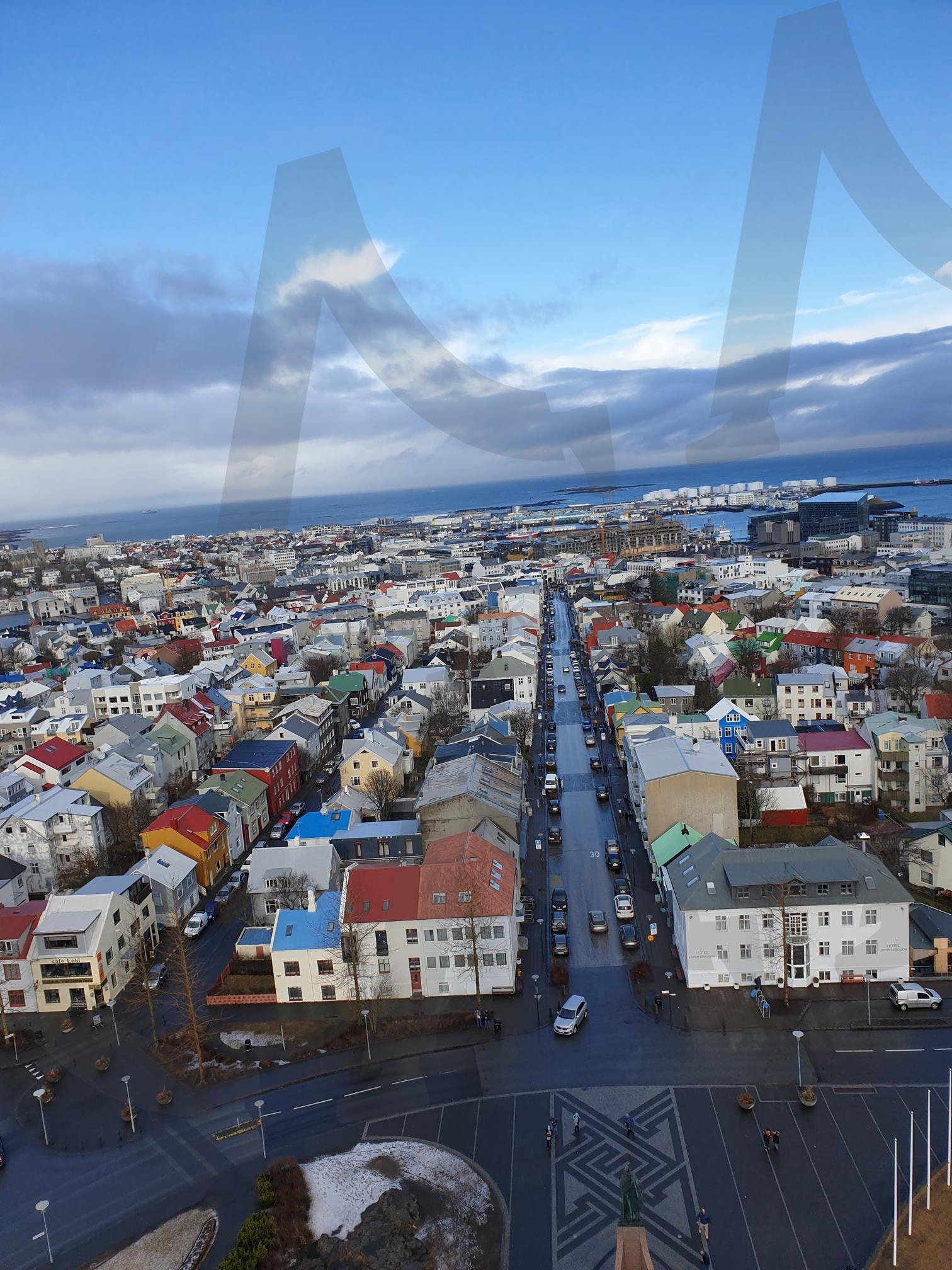 여행 | 여행, 아이슬란드, 레이캬비크, 전망대, 3월, 하늘, 구름, 바다 | 스탠바이 STANDBUY 디지털 콘텐츠