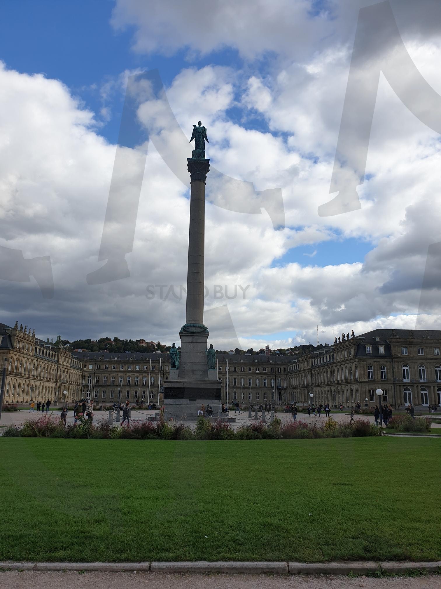 여행 | 독일, 여행, 슈투트가르트, Schlossplatz, 하늘, 구름 | 스탠바이 STANDBUY 디지털 콘텐츠