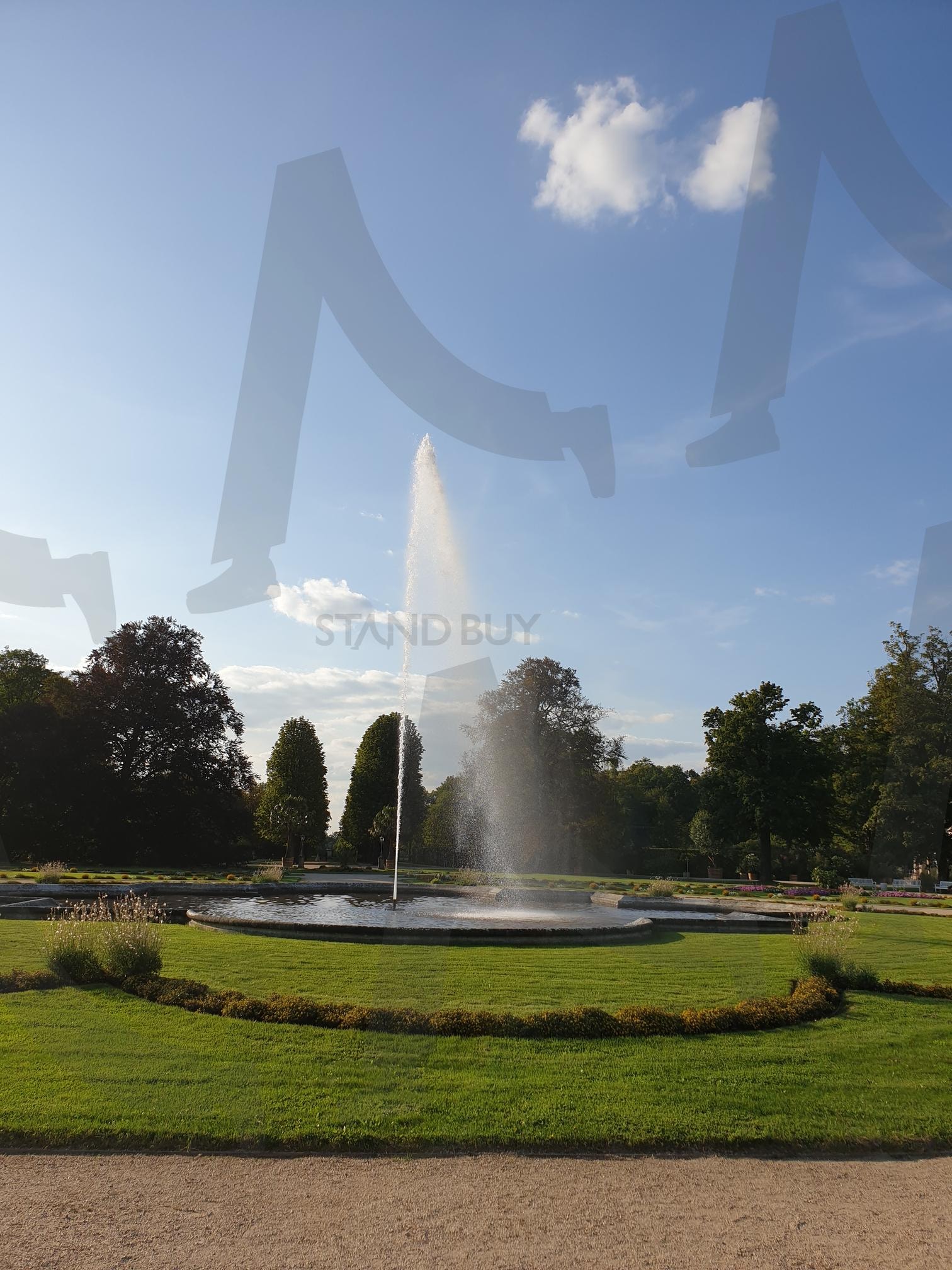 산책 | 산책, 백작의궁전, 분수, 하늘, 구름, Schloss und park pillnitz | 스탠바이 STANDBUY 디지털 콘텐츠